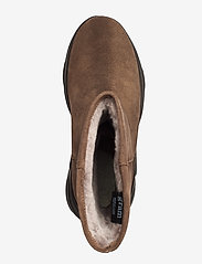 Gram - 558g boot walnut suede - flat ankle boots - walnut - 3