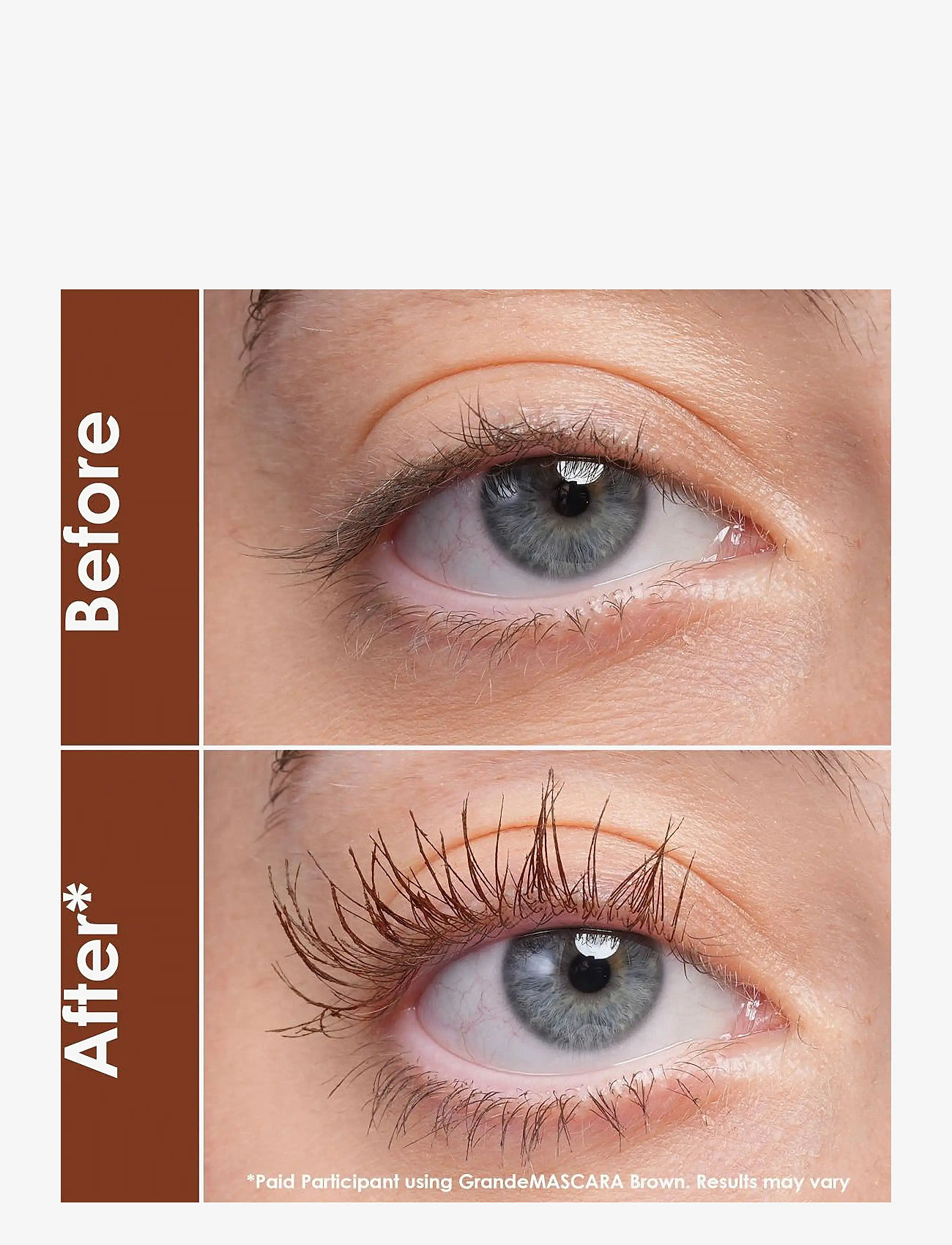 Grande Cosmetics - GrandeMASCARA Conditioning Peptide Mascara | Brown - Ögon & bryn  - brown - 1