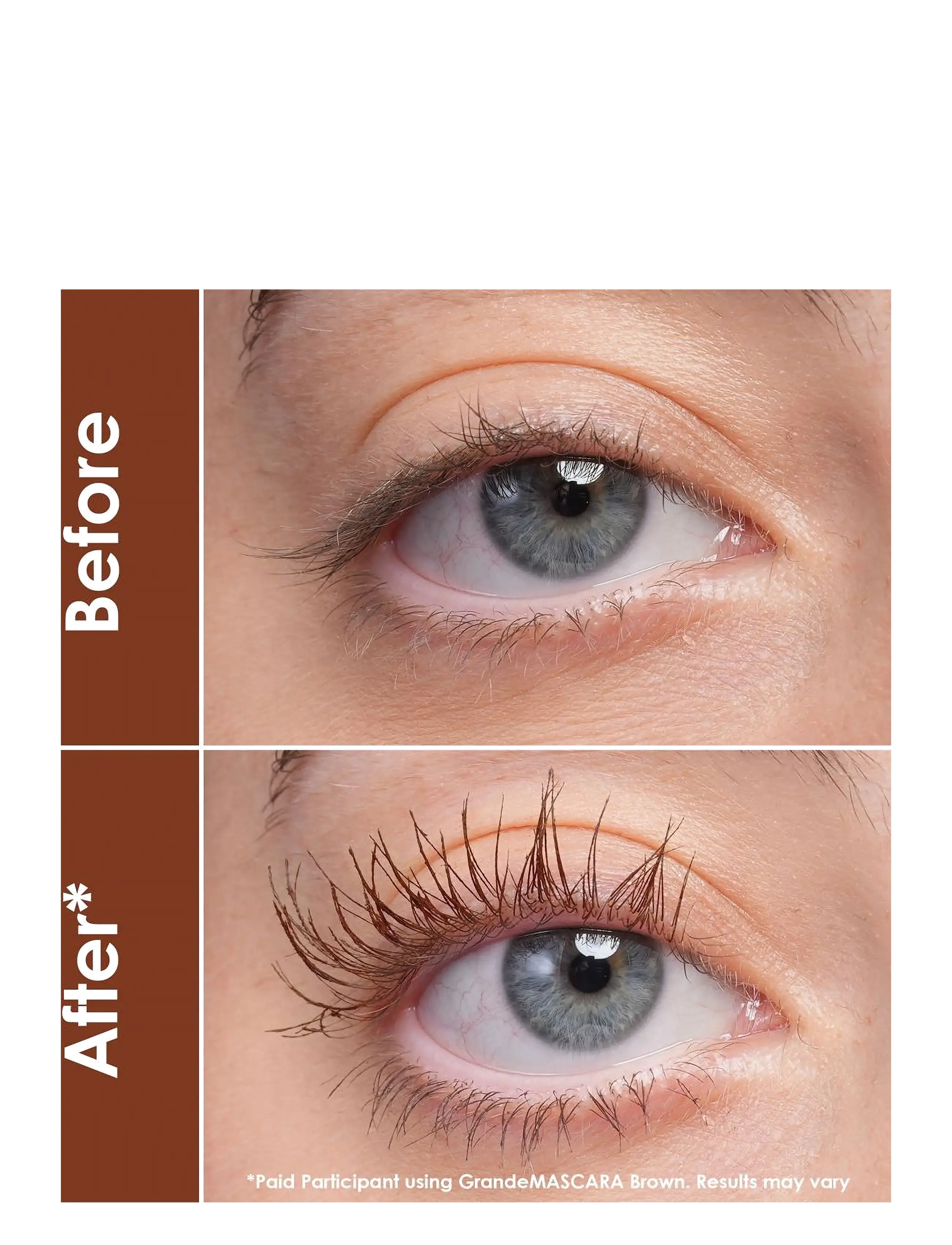 Grande Cosmetics - GrandeMASCARA Conditioning Peptide Mascara | Brown - makeup - brown - 1