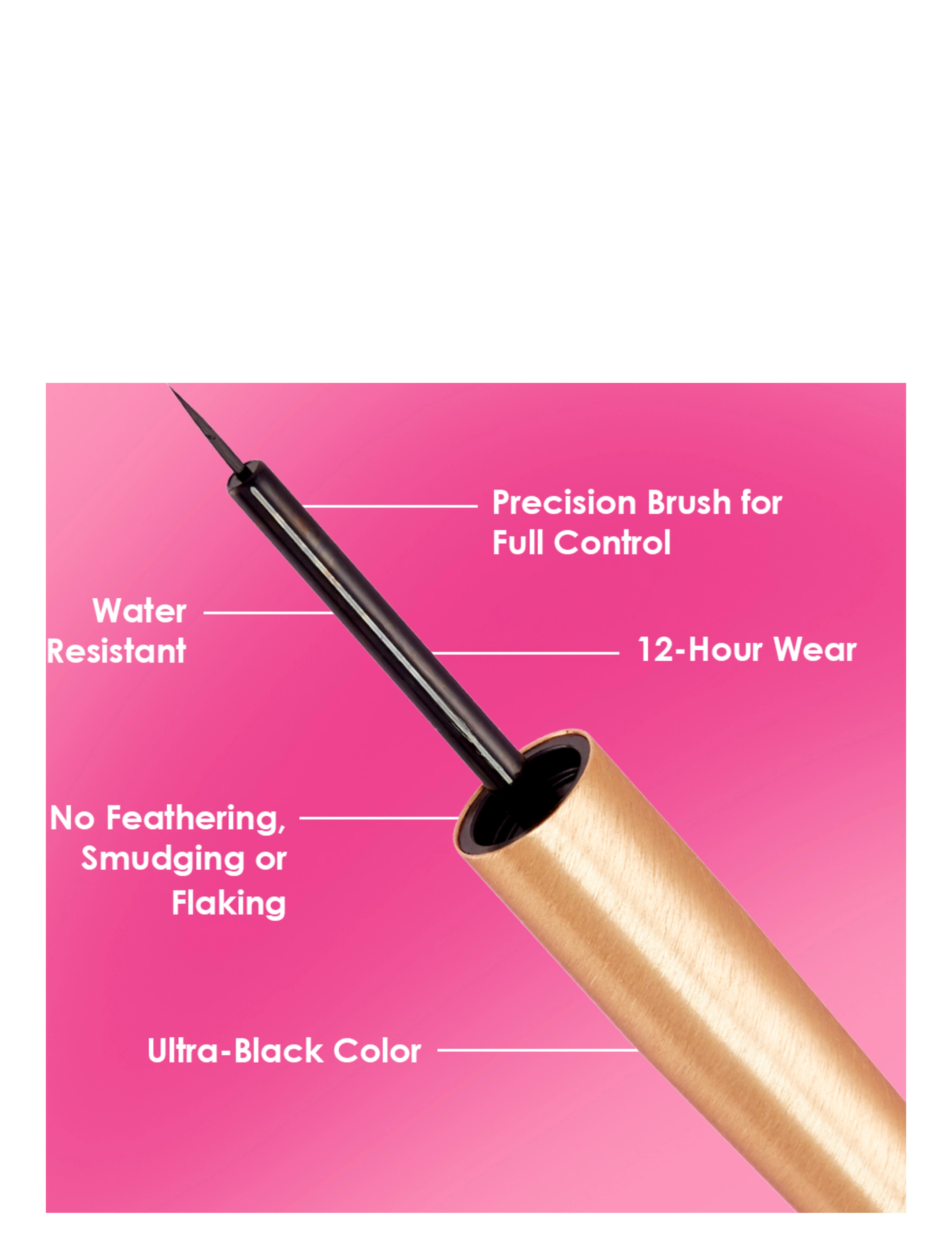 Grande Cosmetics - GrandeLINER Liquid Eyeliner with Lash Enhancing Serum - black - 3