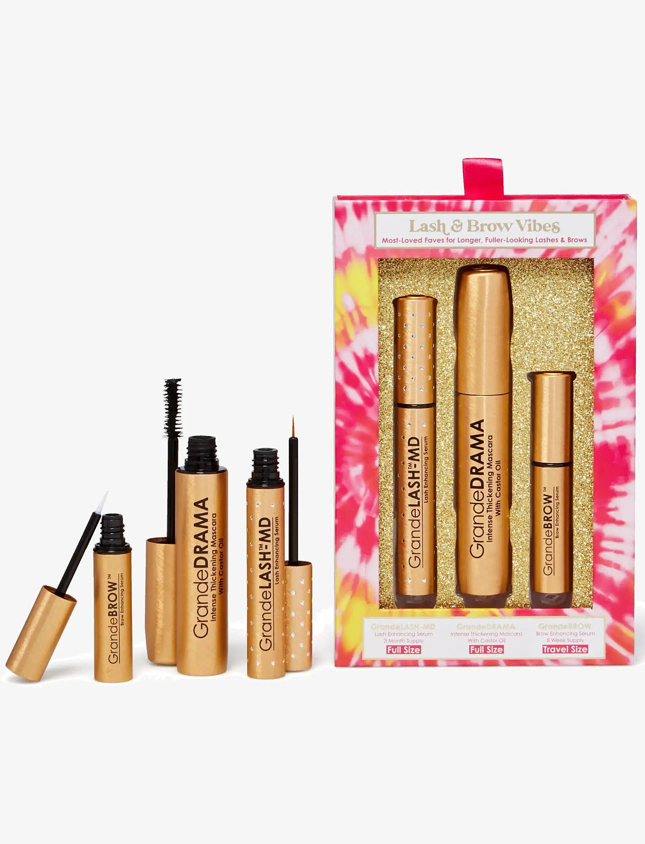 Grande Cosmetics - Lash and Brow Vibes - gåvoset - no color - 0