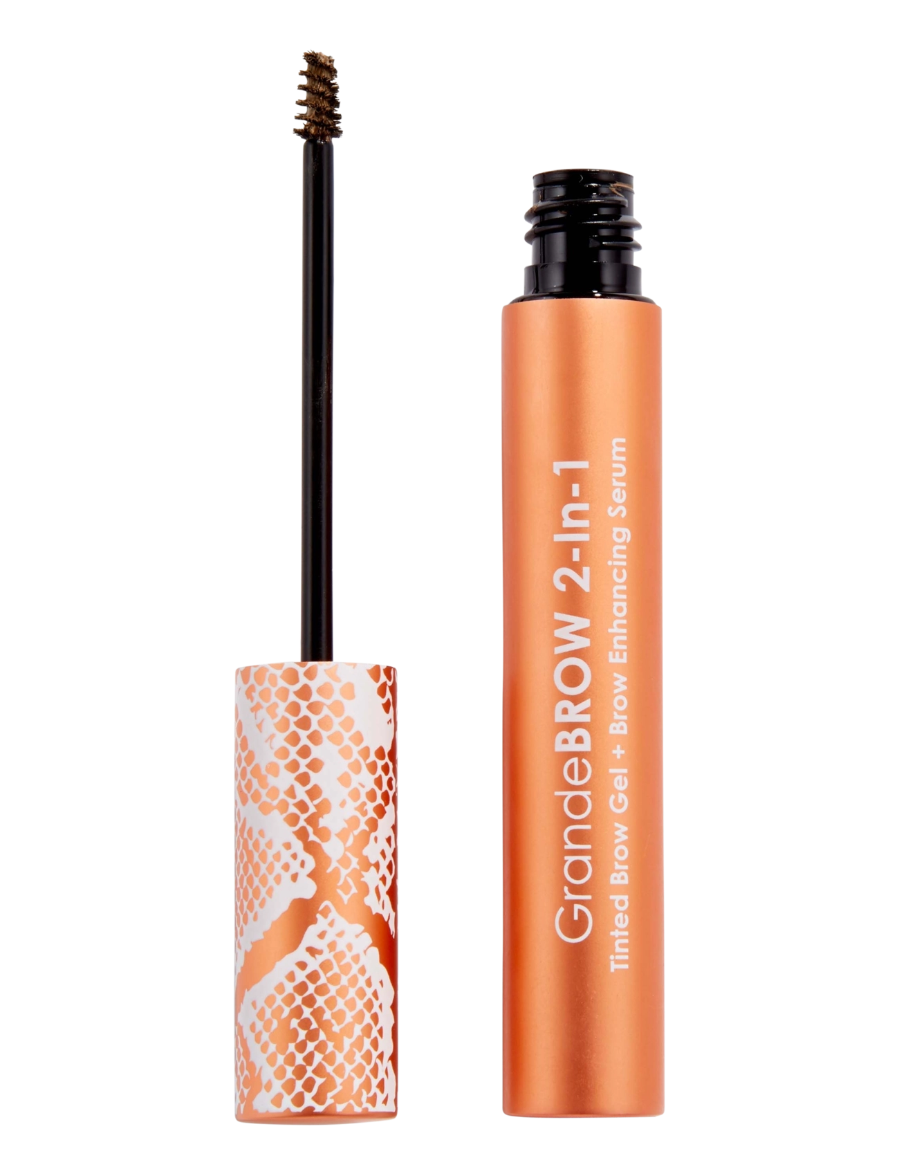 Grande Cosmetics Grandebrow 2-In-1 Tinted Brow Gel + Brow Enhancing Serum | Light, 3.5 ml, Brown, Øjenbryn > Øjenbrynsfarve, Dame