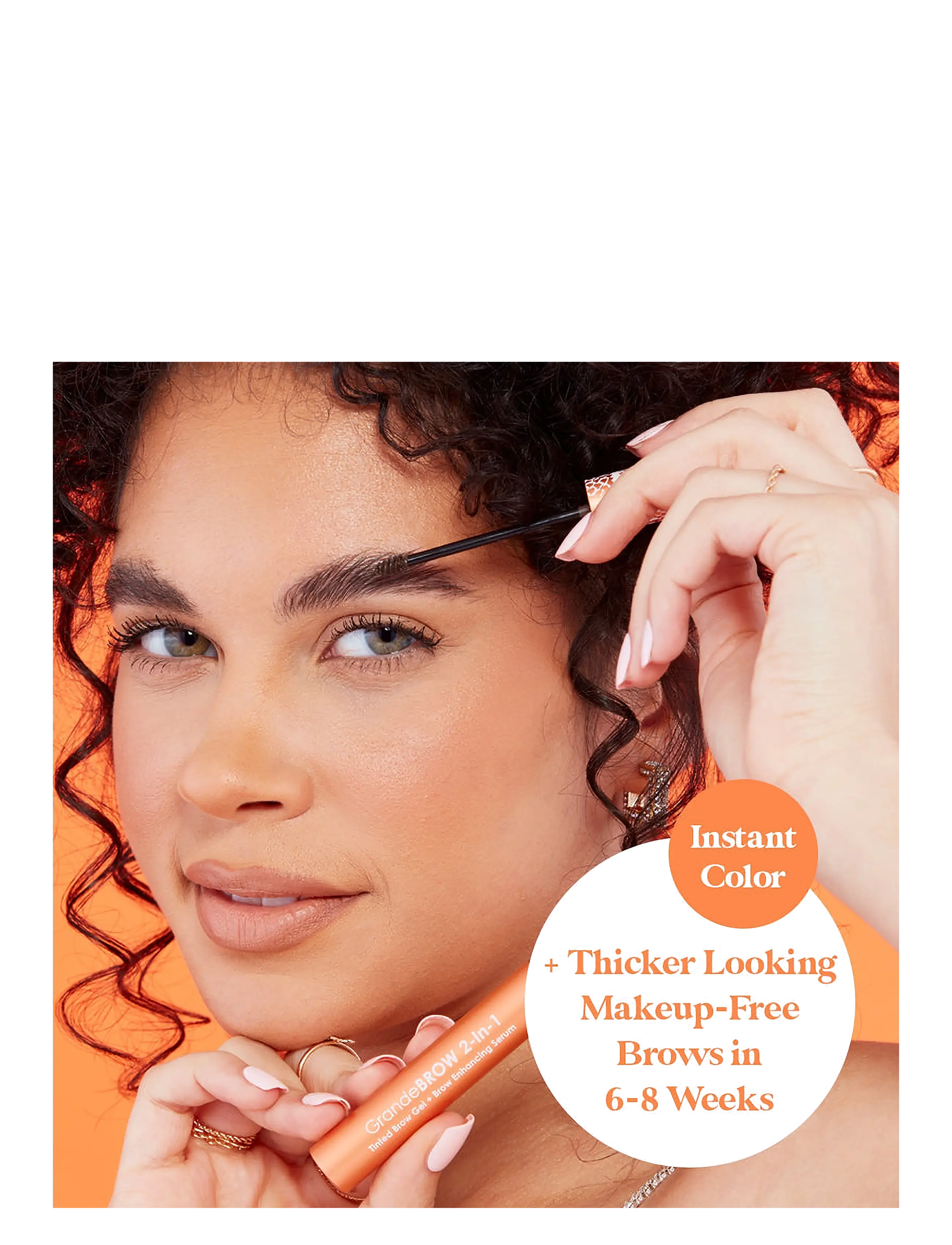 Grande Cosmetics - GrandeBROW 2-In-1 Tinted Brow Gel + Brow Enhancing Serum | Light - makeup - light brown - 2