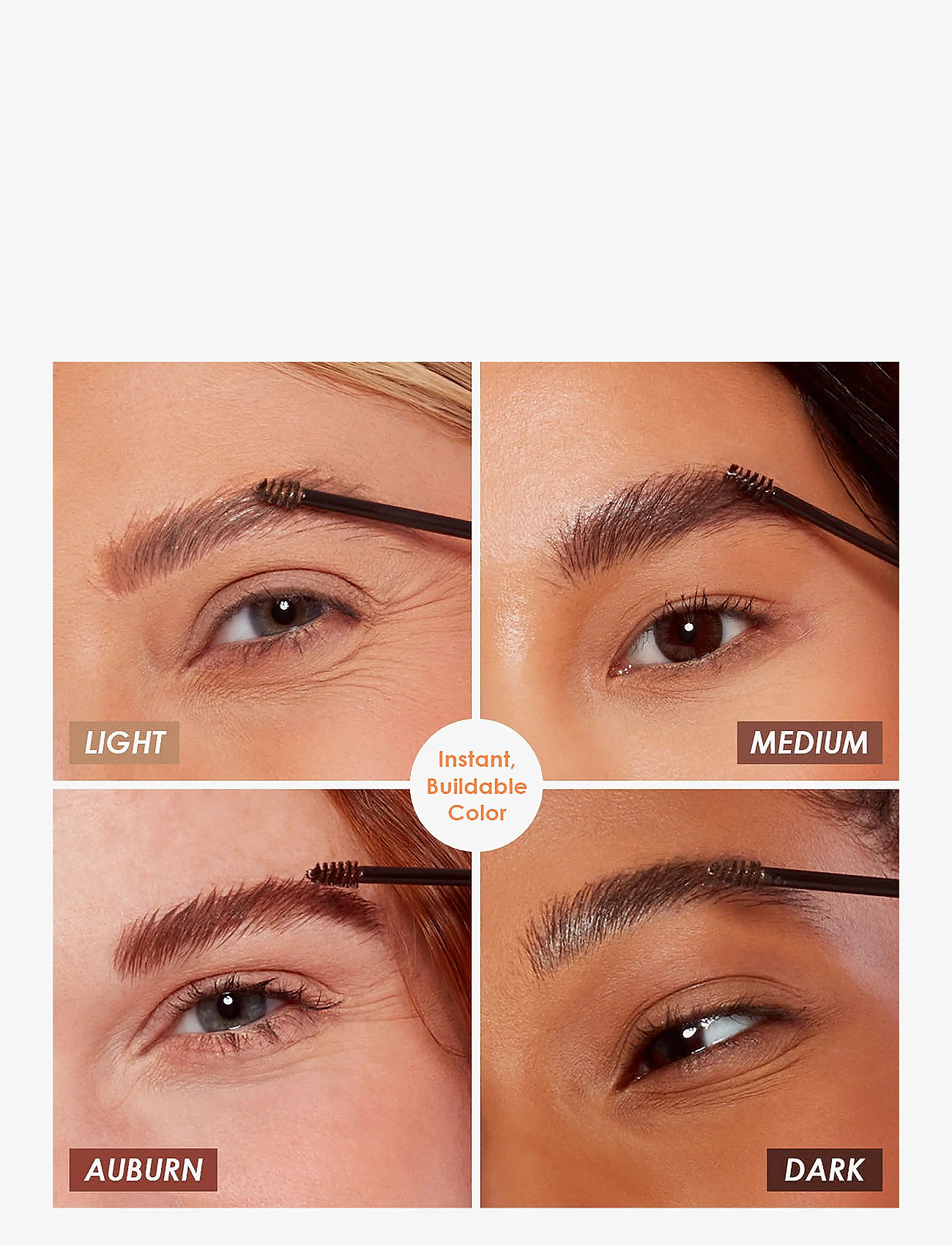 Grande Cosmetics - GrandeBROW 2-In-1 Tinted Brow Gel + Brow Enhancing Serum | Light - smink - light brown - 4