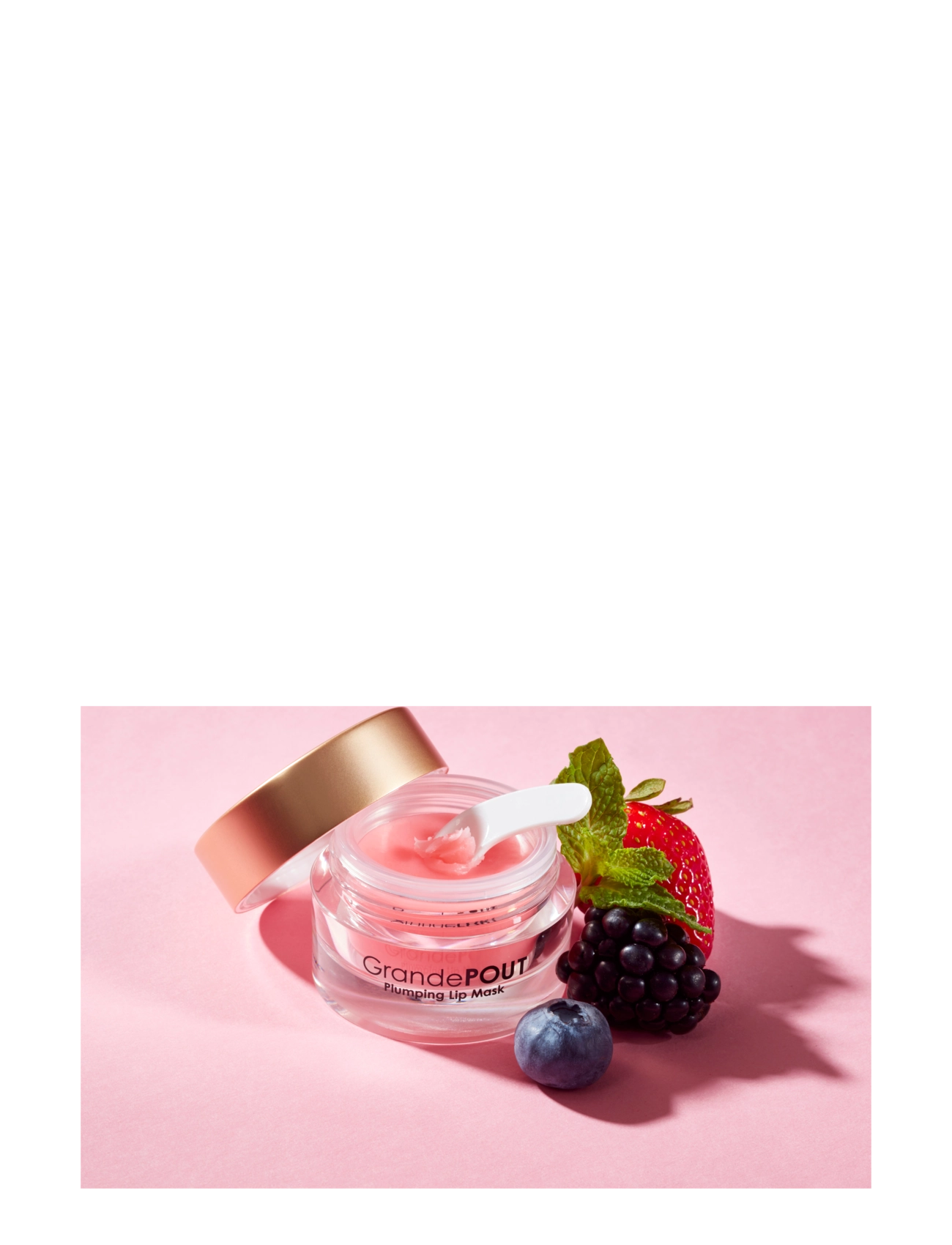Grande Cosmetics - GrandePOUT Plumping Lip Mask Berry Mojito - læbemaske - berry - 2