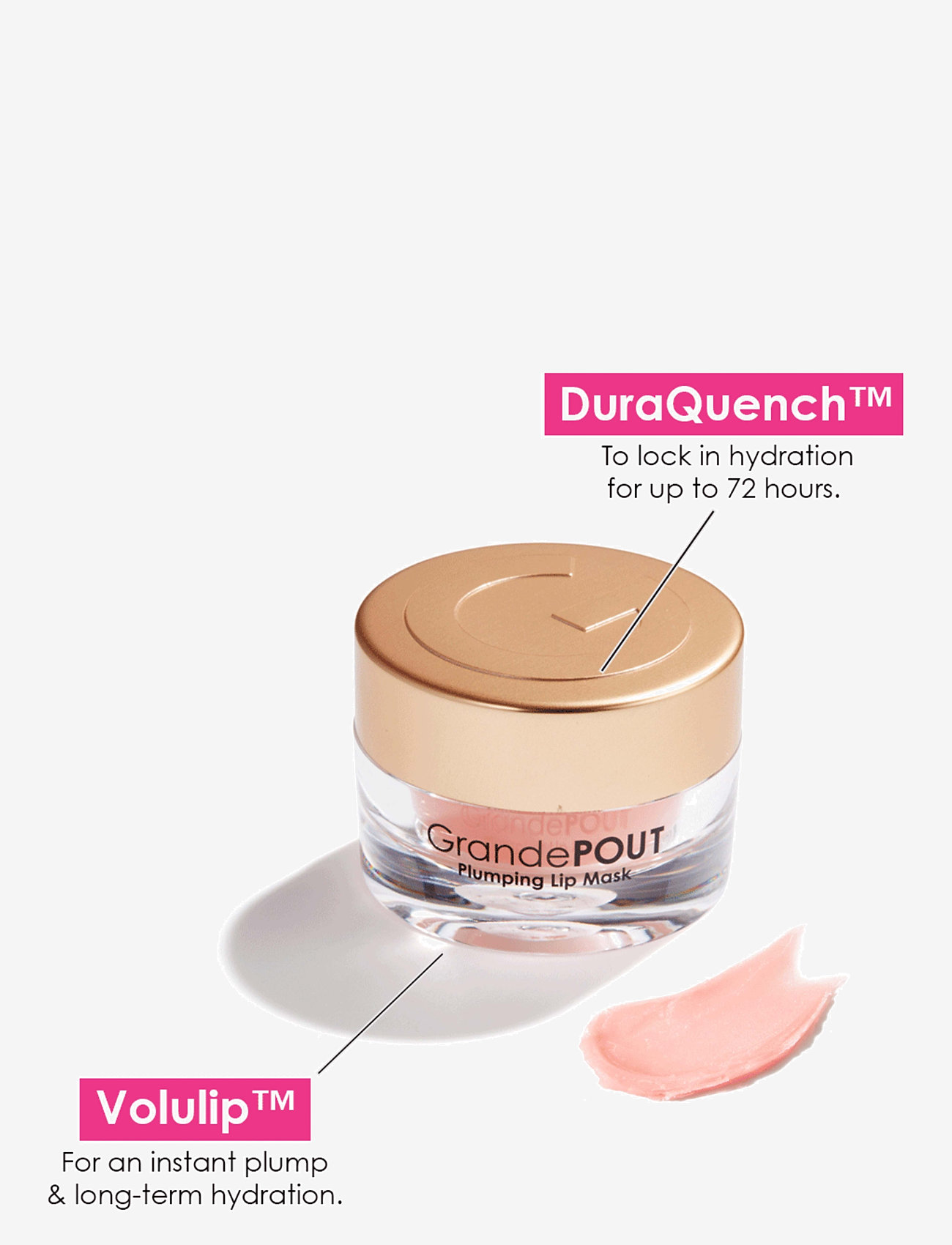 Grande Cosmetics - GrandePOUT Plumping Lip Mask Berry Mojito - läppmasker - berry - 4