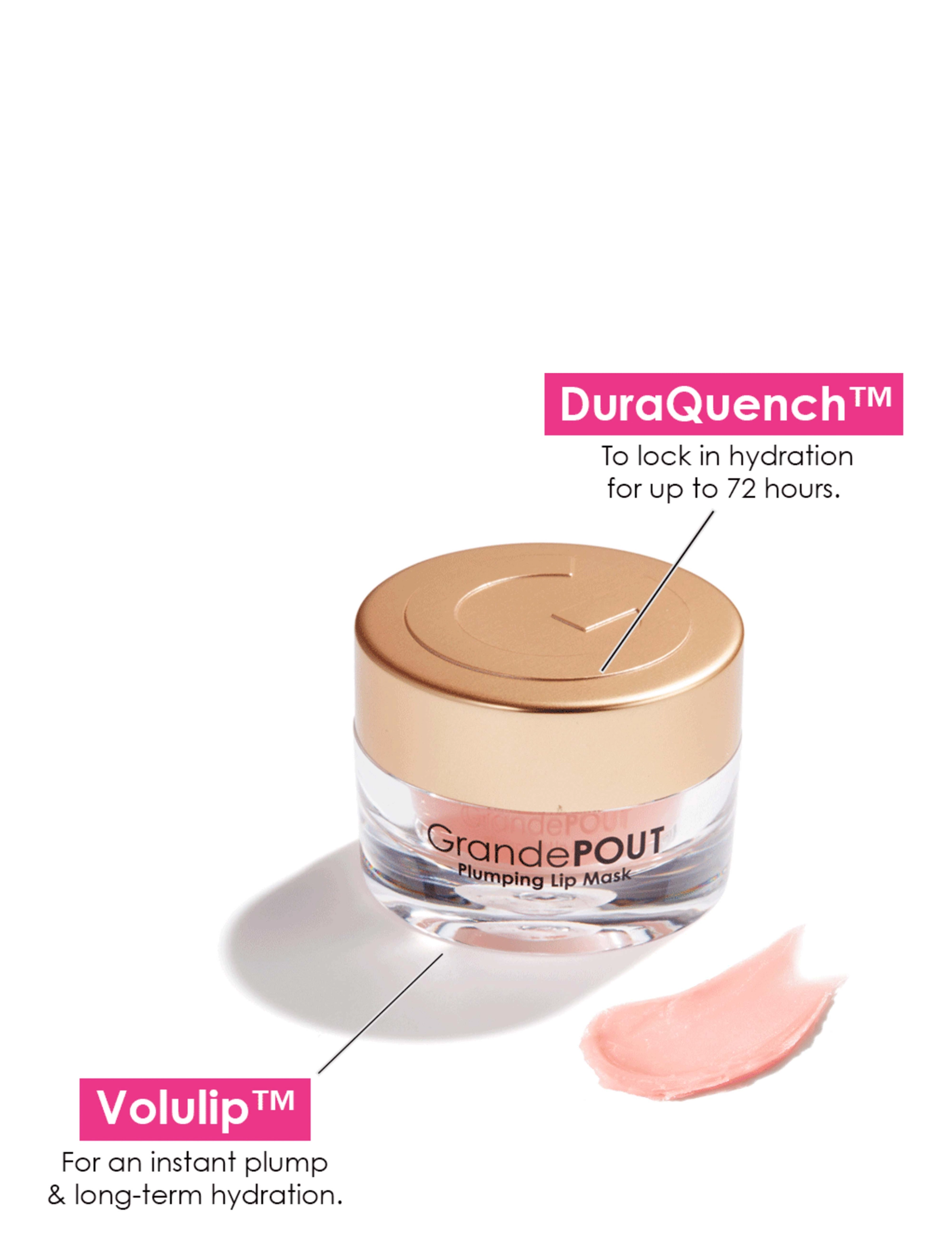Grande Cosmetics - GrandePOUT Plumping Lip Mask Berry Mojito - læbemaske - berry - 4