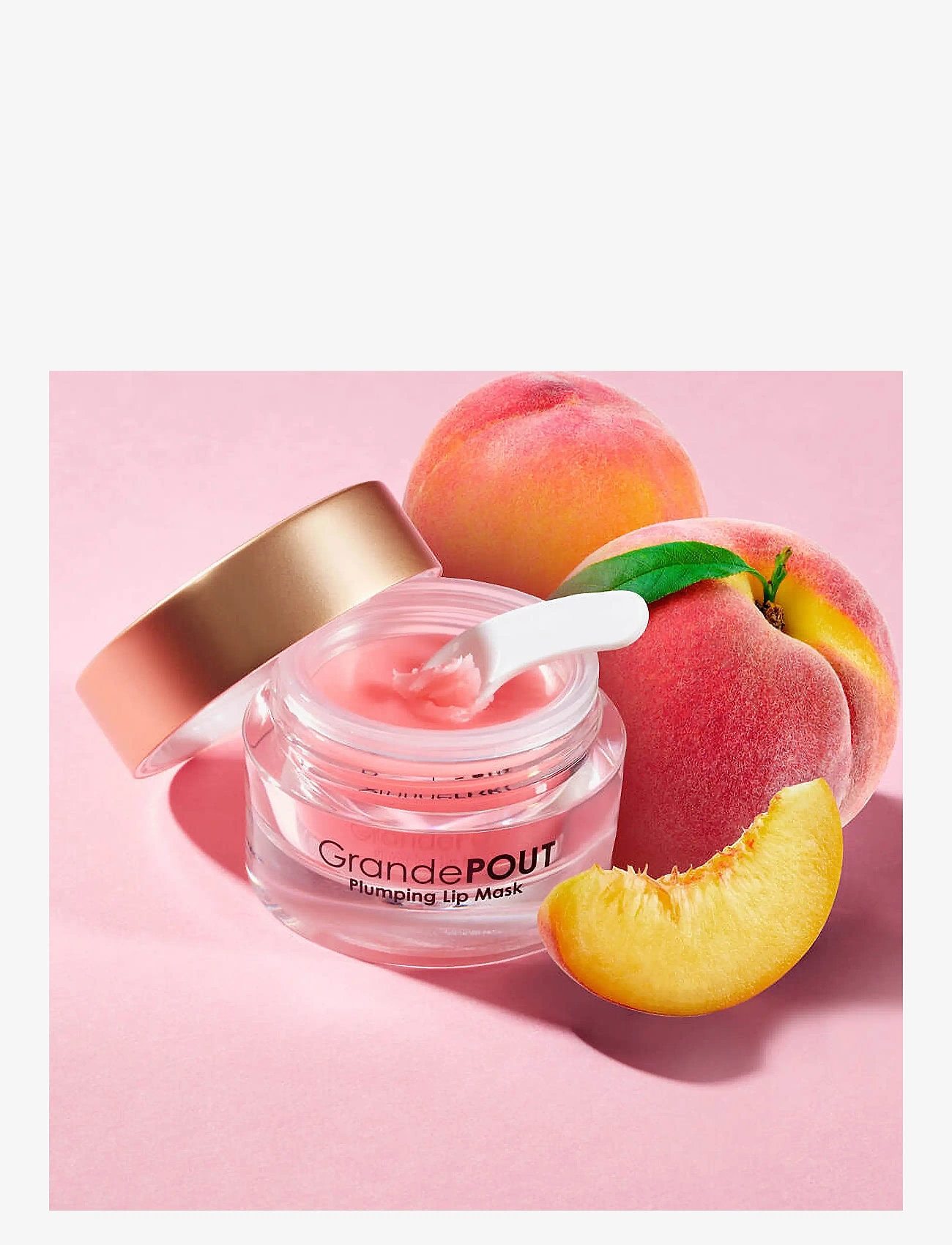 Grande Cosmetics - GrandePOUT Plumping Lip Mask Peach - læbemaske - pink - 3