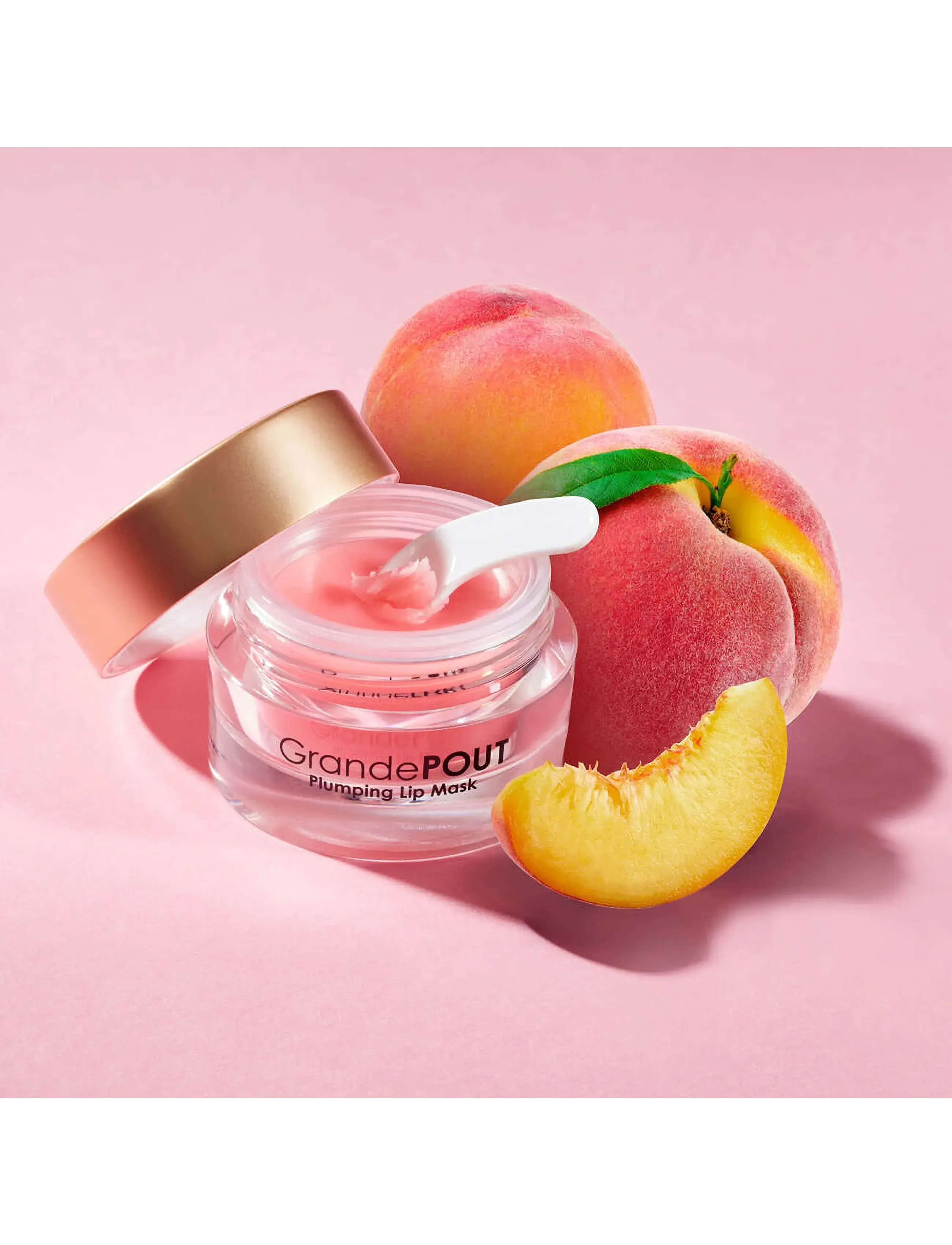 Grande Cosmetics - GrandePOUT Plumping Lip Mask Peach - makeup - pink - 3