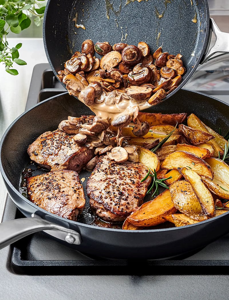 Greenpan - Frypan set 2pcs: Frypan 20cm + Frypan 28cm - patelnie - black - 3