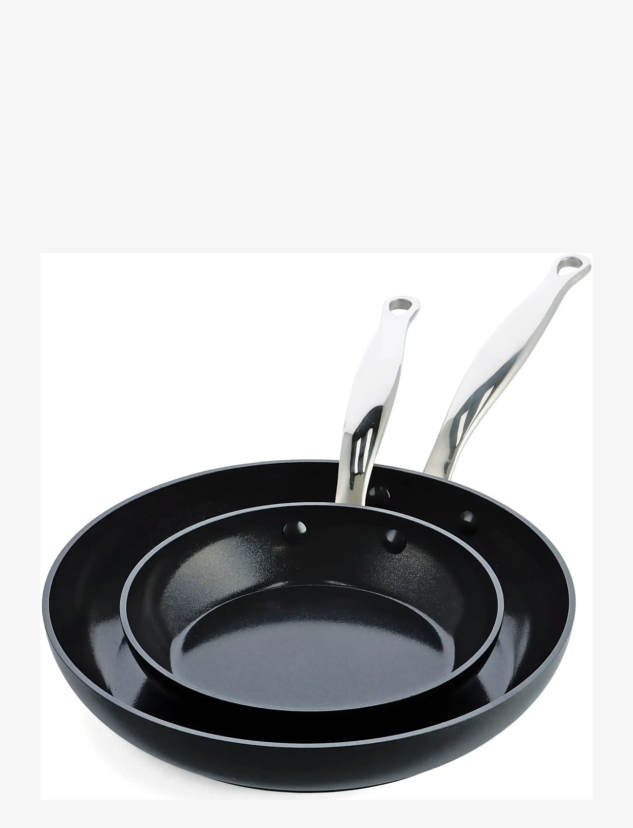 Greenpan - Frypan set 2pcs: Frypan 20cm + Frypan 28cm - frying pans & skillets - black - 1