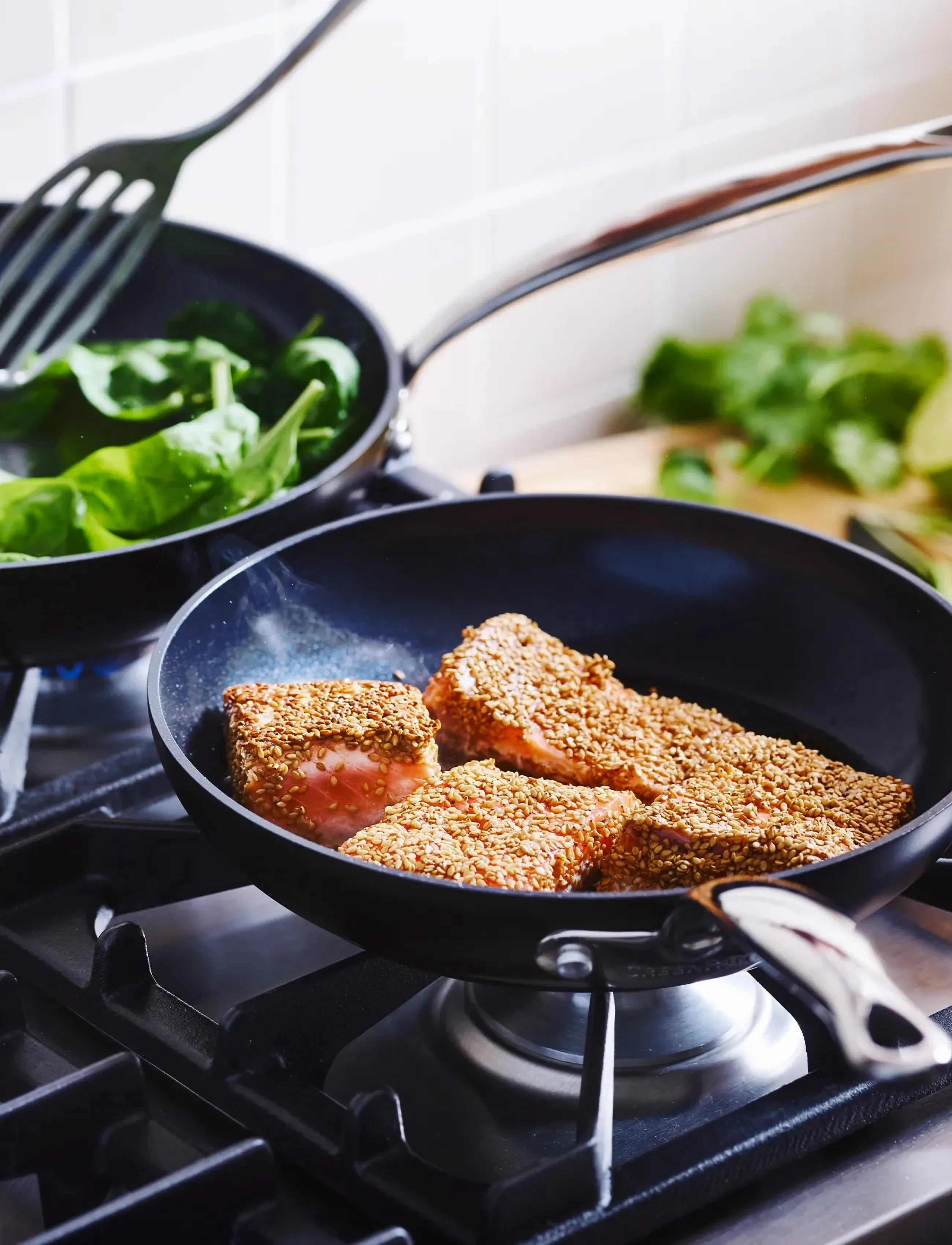 Greenpan Frypan Set 2Pcs: 20Cm + 28Cm, One Size, Pots & Pans, Schwarz - Frying Homeware