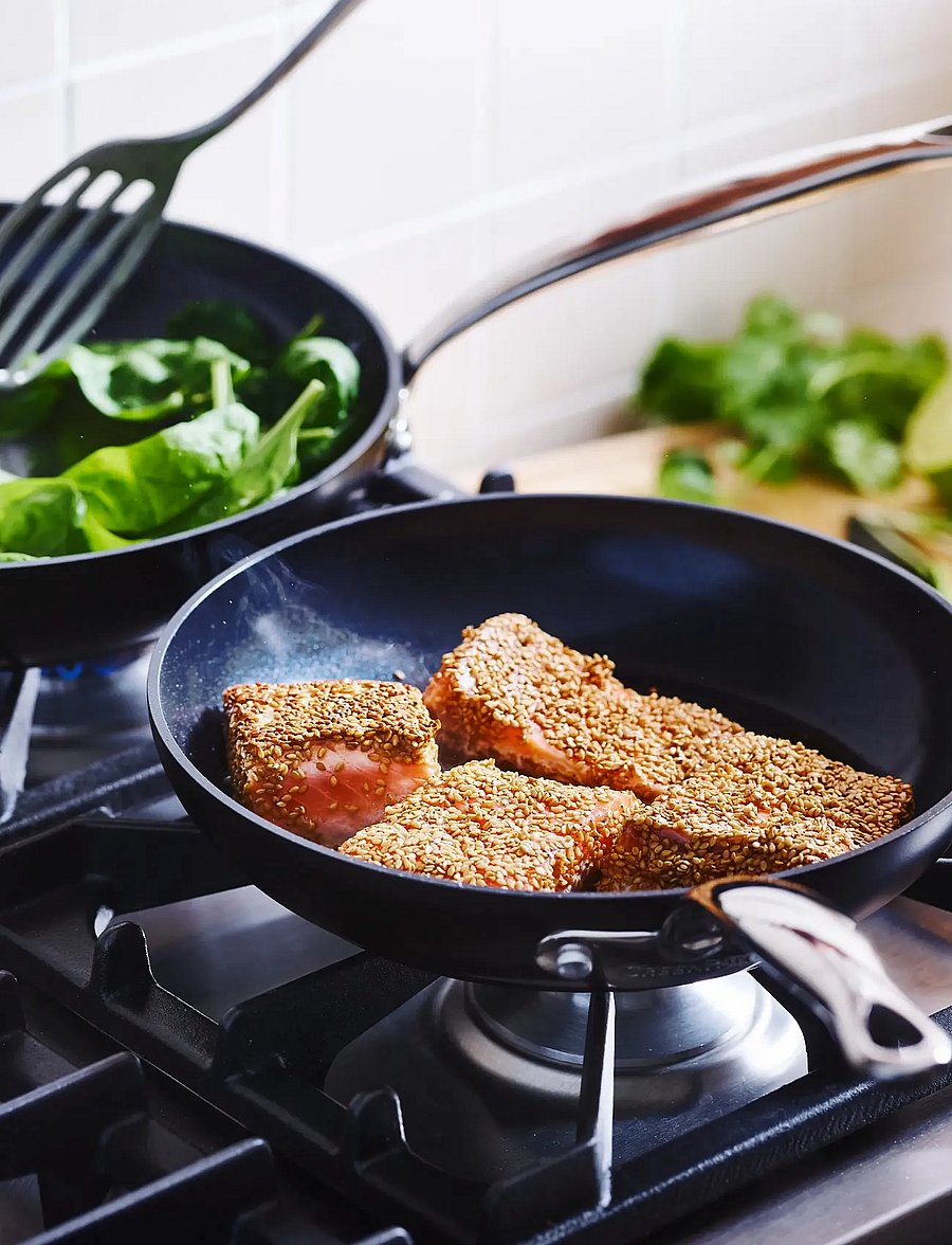 Greenpan - Frypan set 2pcs: Frypan 20cm + Frypan 28cm - bratpfannen - black - 0