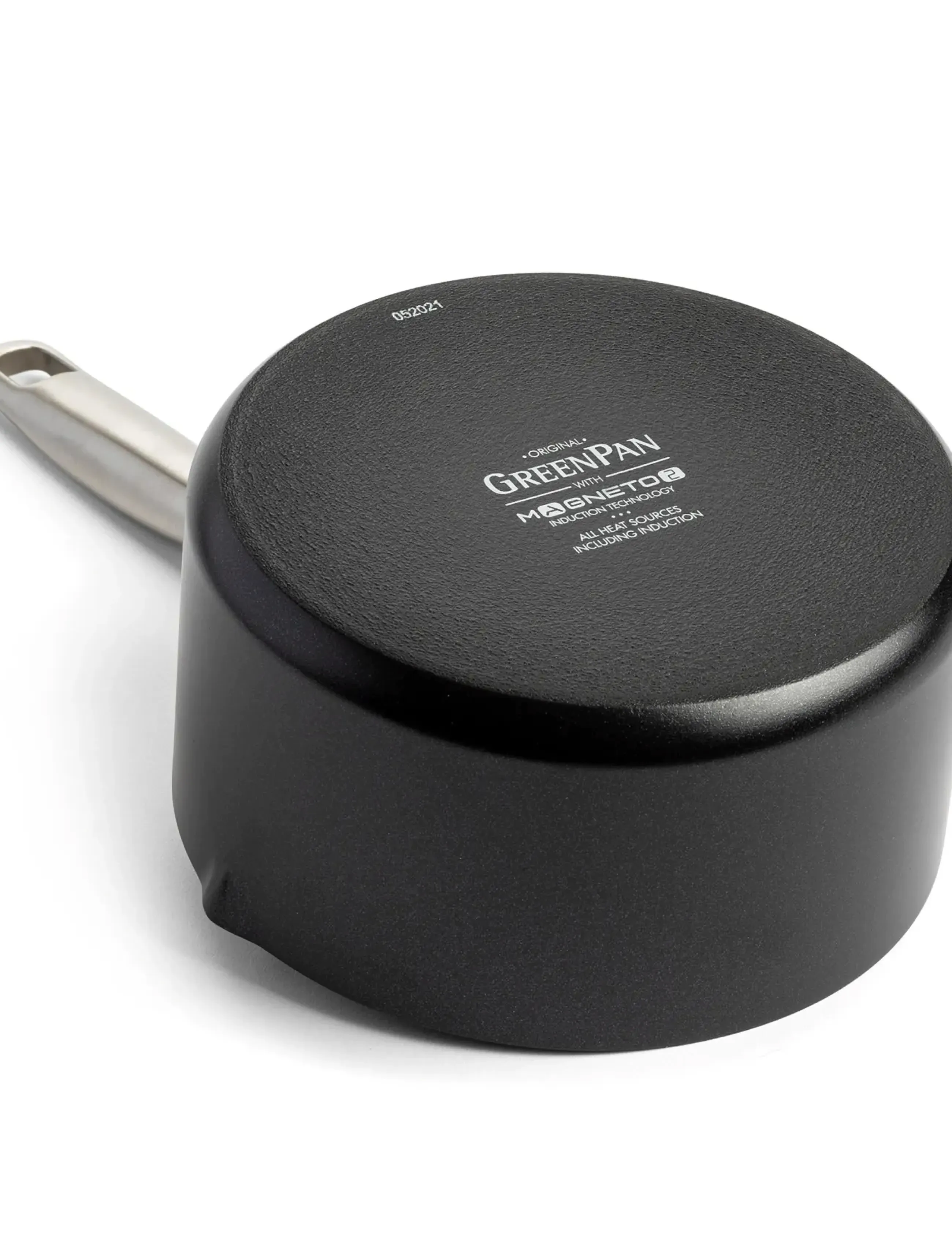 Greenpan - Saucepan 16cm/1.6L + 2 spouts - saucepans - black - 4