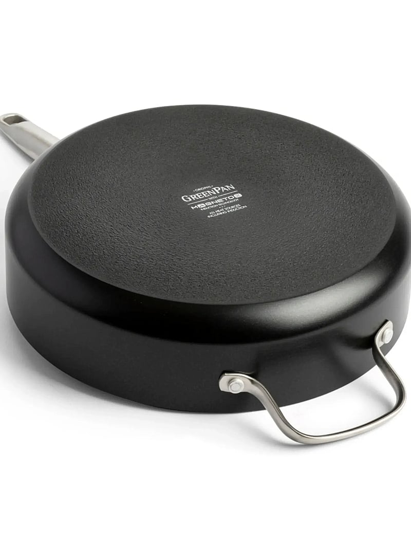 Greenpan - Skillet 28cm/4.3L with lid + helper handle - praepannid ja pannid - black - 5