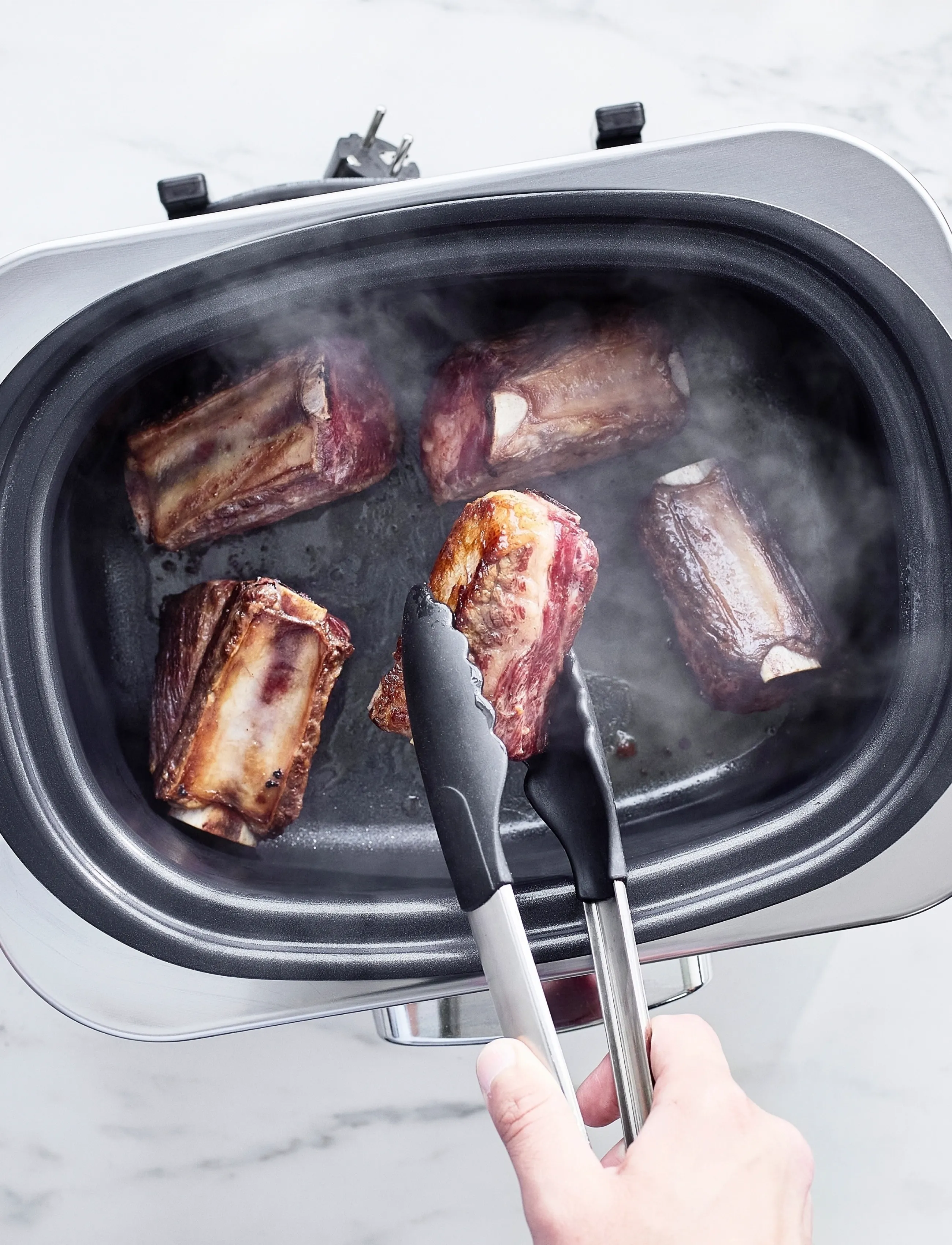 Greenpan - GreenPan Elite Slowcooker 6L Stainless steel - other kitchen appliances - silver - 5