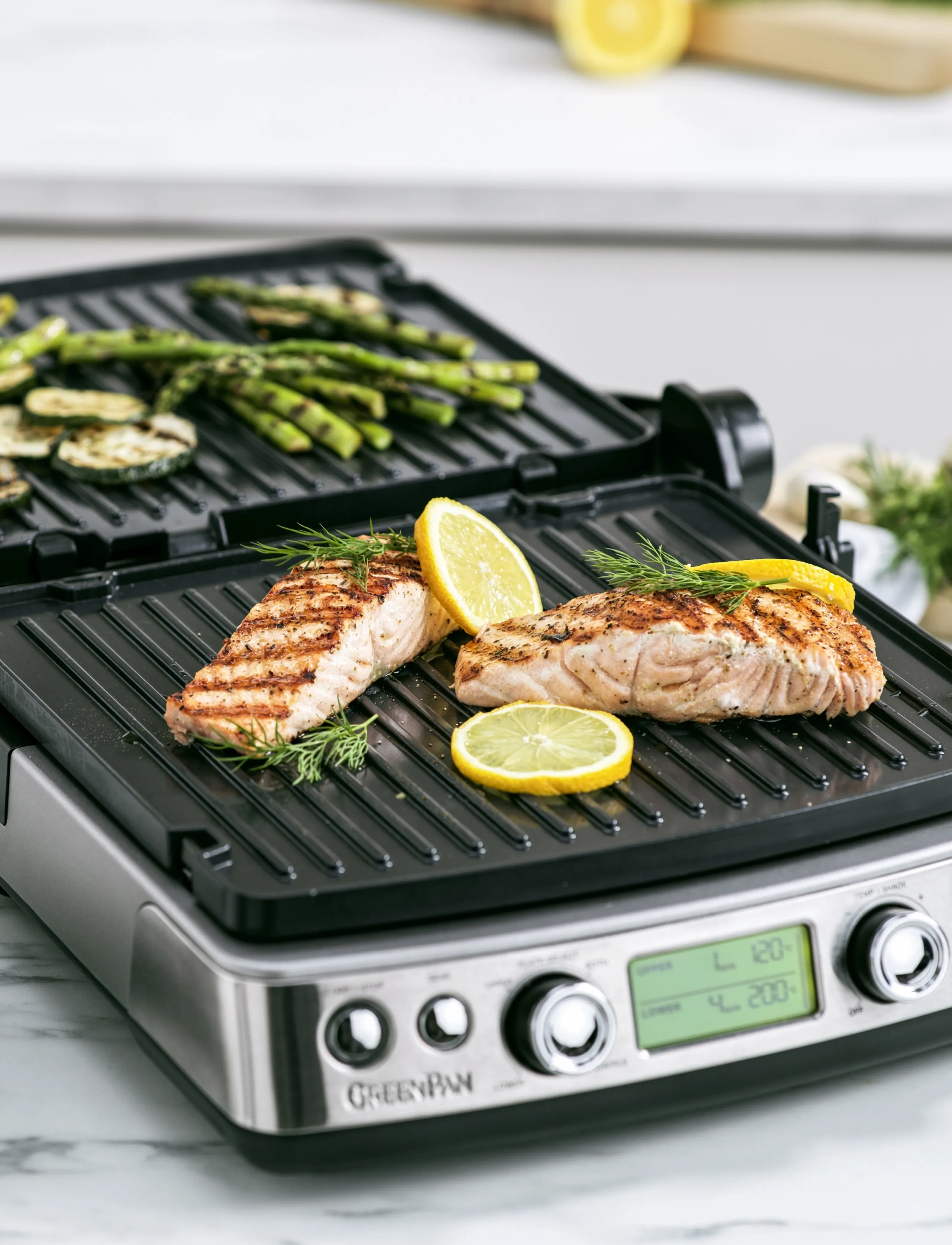 Greenpan Elite Kontaktgrill I Rustfrit Stål, One Size, Kitchen Appliances, Silber - Tabletop Grills, Homeware