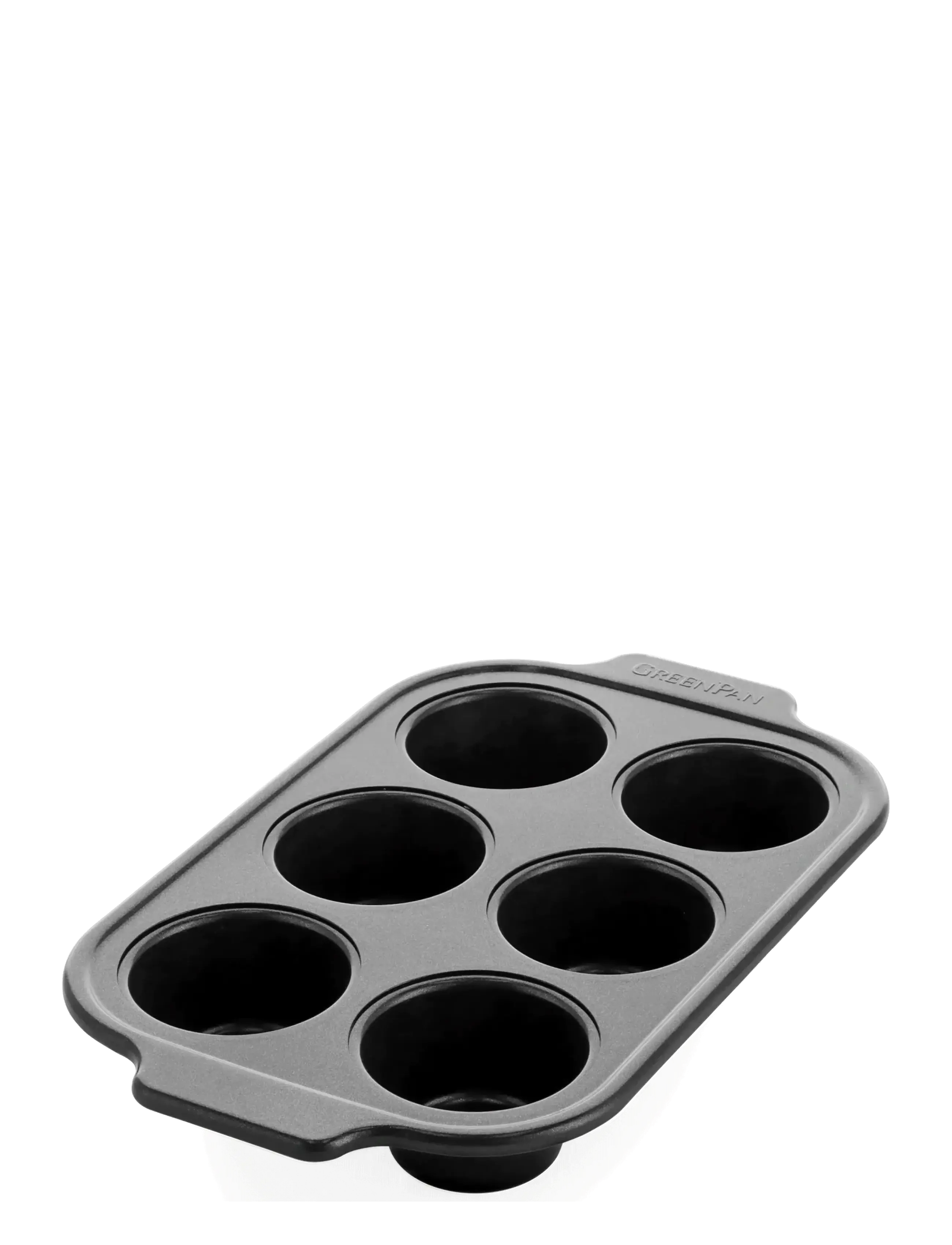 Greenpan Muffincups 6pcs - Backformen - BLACK / grey