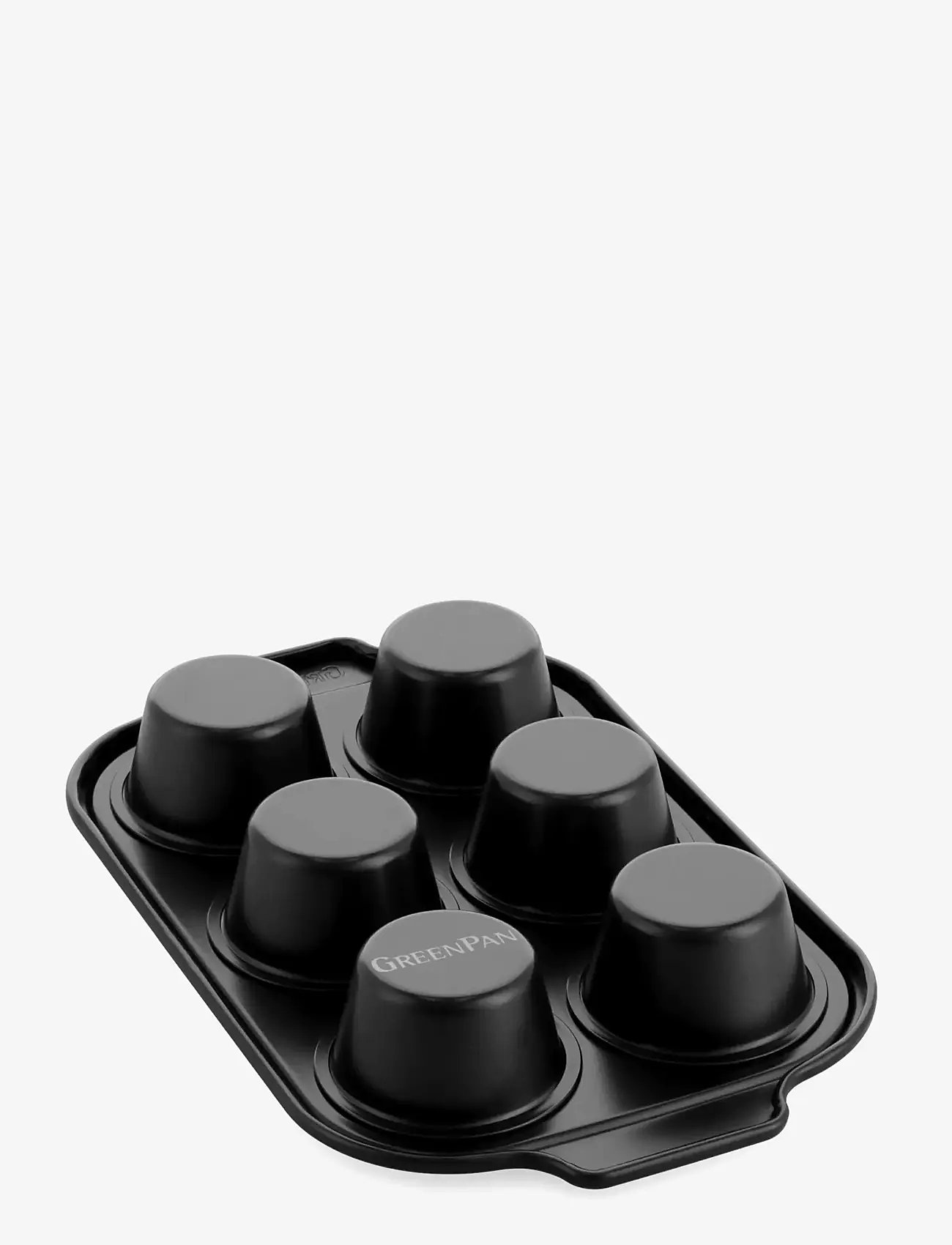 Greenpan - Muffincups 6pcs - cupcake- & muffinsformar - black - 2