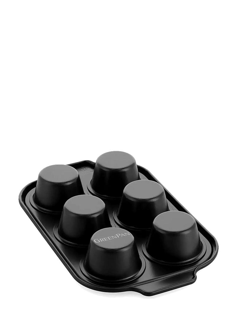 Greenpan - Muffincups 6pcs - muffinivormid - black - 2
