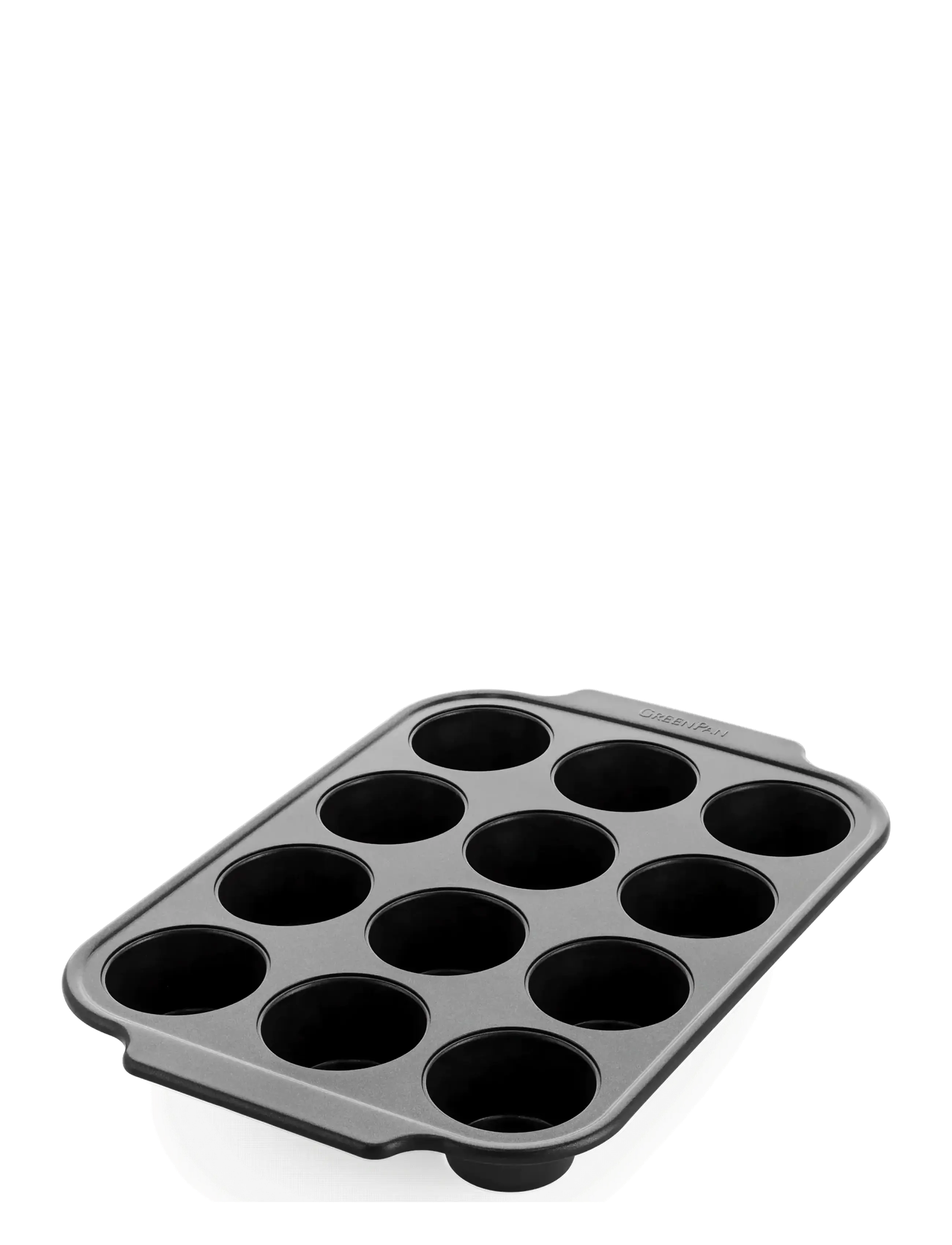 Greenpan Muffincups 12pcs - Backformen - BLACK / grey