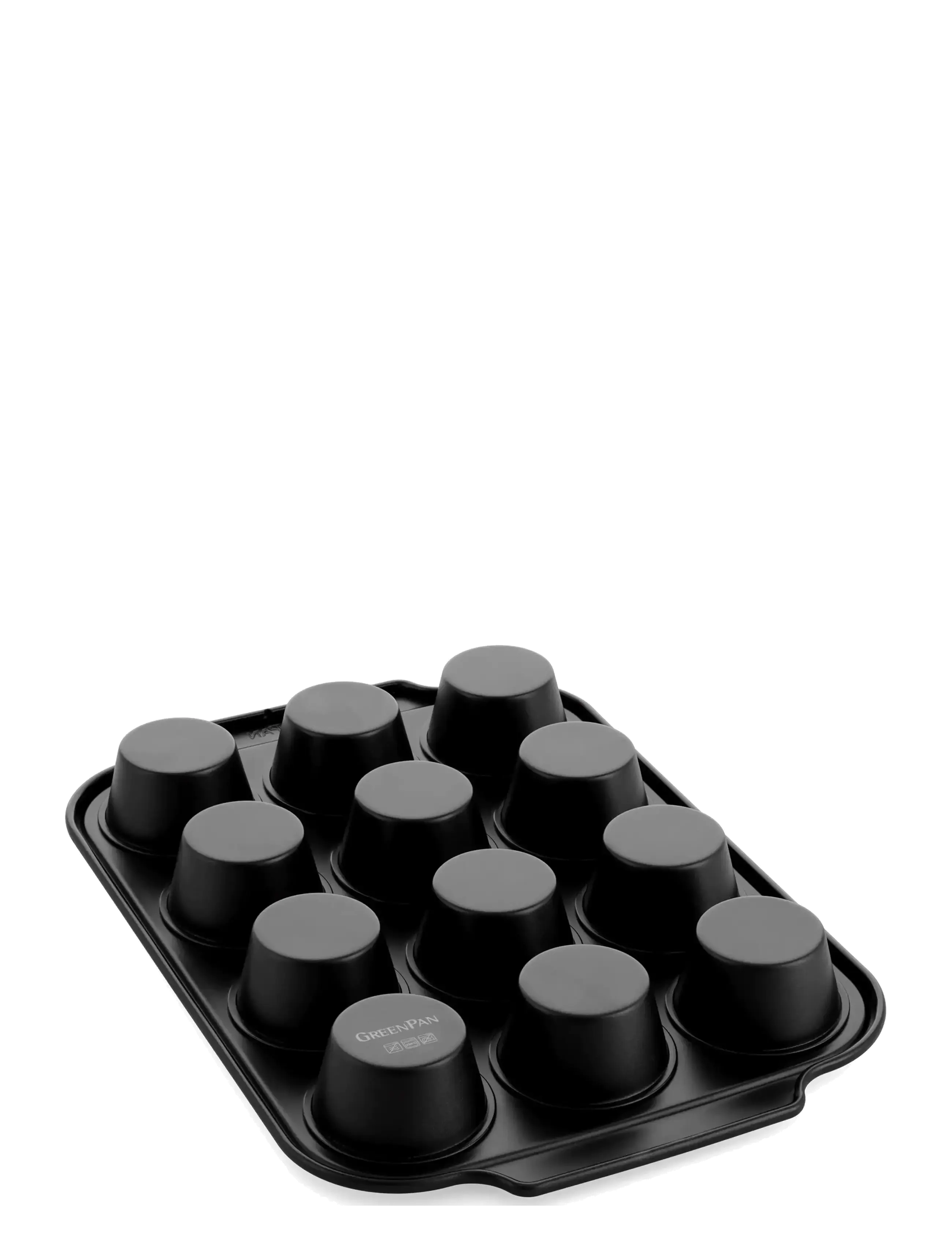 Greenpan - Muffincups 12pcs - cupcake & muffinformen - black - 1