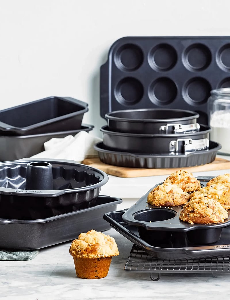 Greenpan - Quichepan 28cm - tærteforme - black - 5