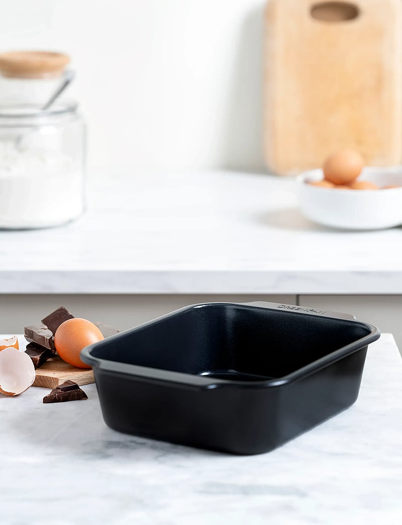 Greenpan - Browniepan 22.5x18.5cm - küpsise- ja koogivormid - black - 2