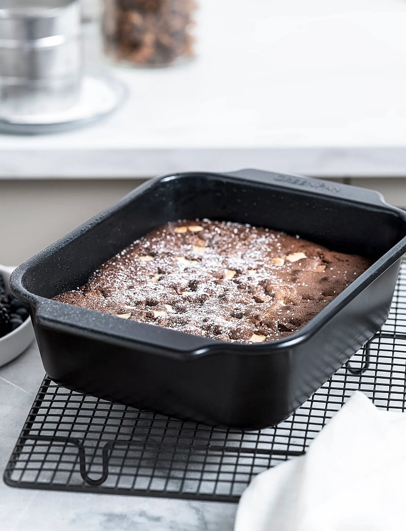 Greenpan - Browniepan 22.5x18.5cm - küpsise- ja koogivormid - black - 3