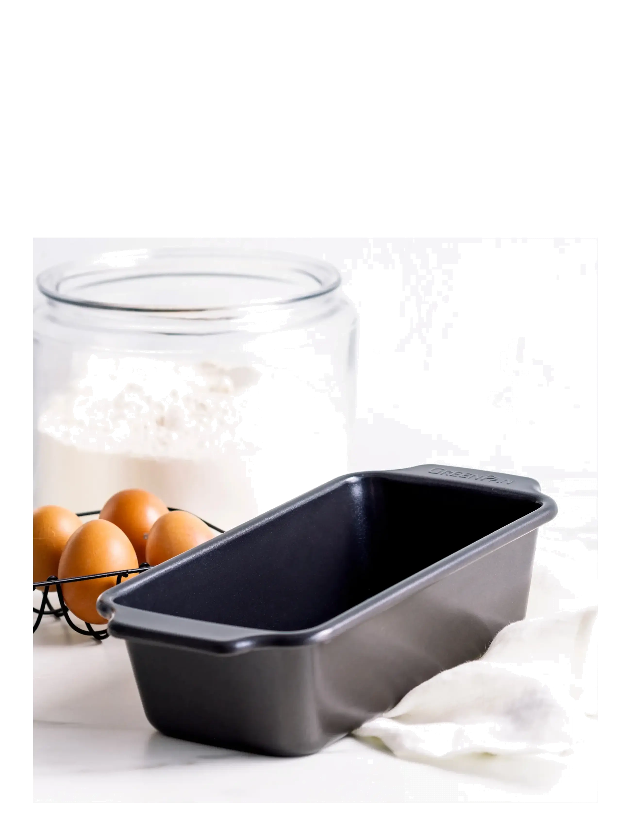 Greenpan - Loaf pan 22.5x11.5cm - brødforme - black - 1