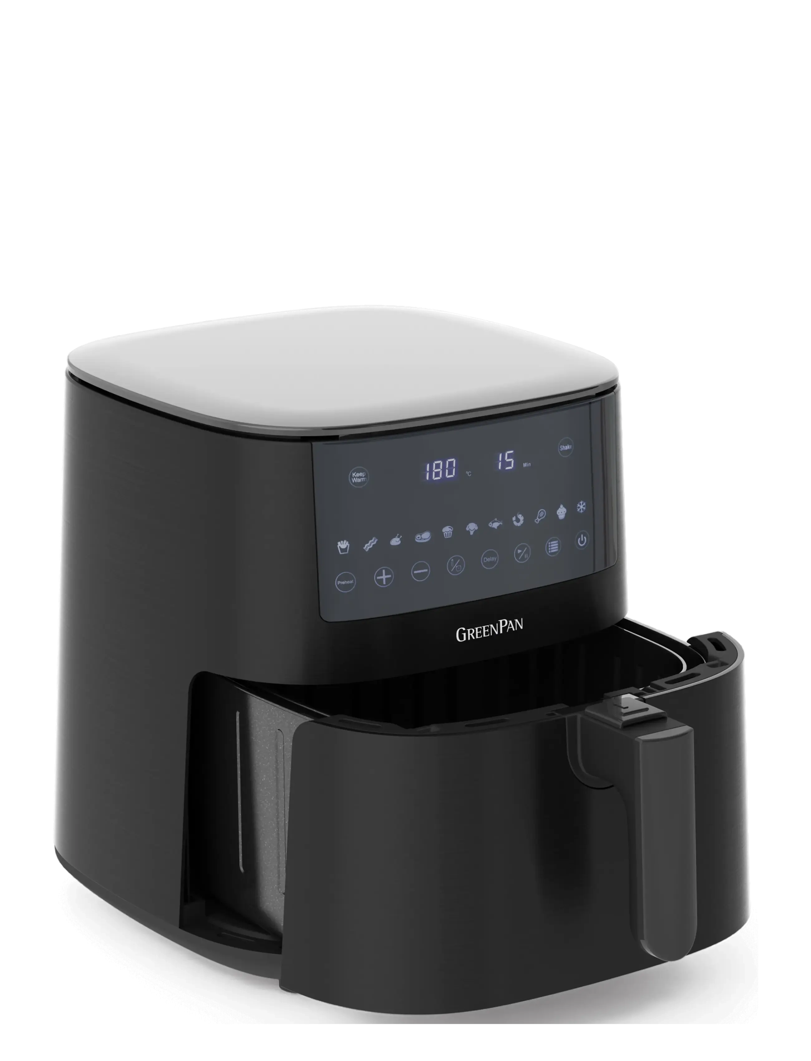 Greenpan Bistro Airfryer 1 Kurv / 7,2 L – Sort, Airfryer, Sort, Str: 7.2 L