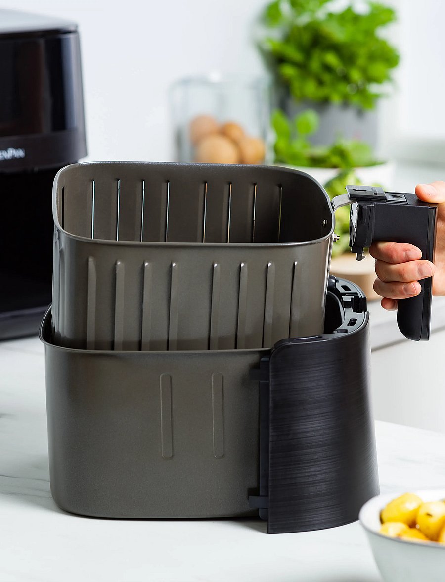 Greenpan - GreenPan Bistro Airfryer 1 basket/7.2L - Black - kuumaõhufritüürid - black - 2