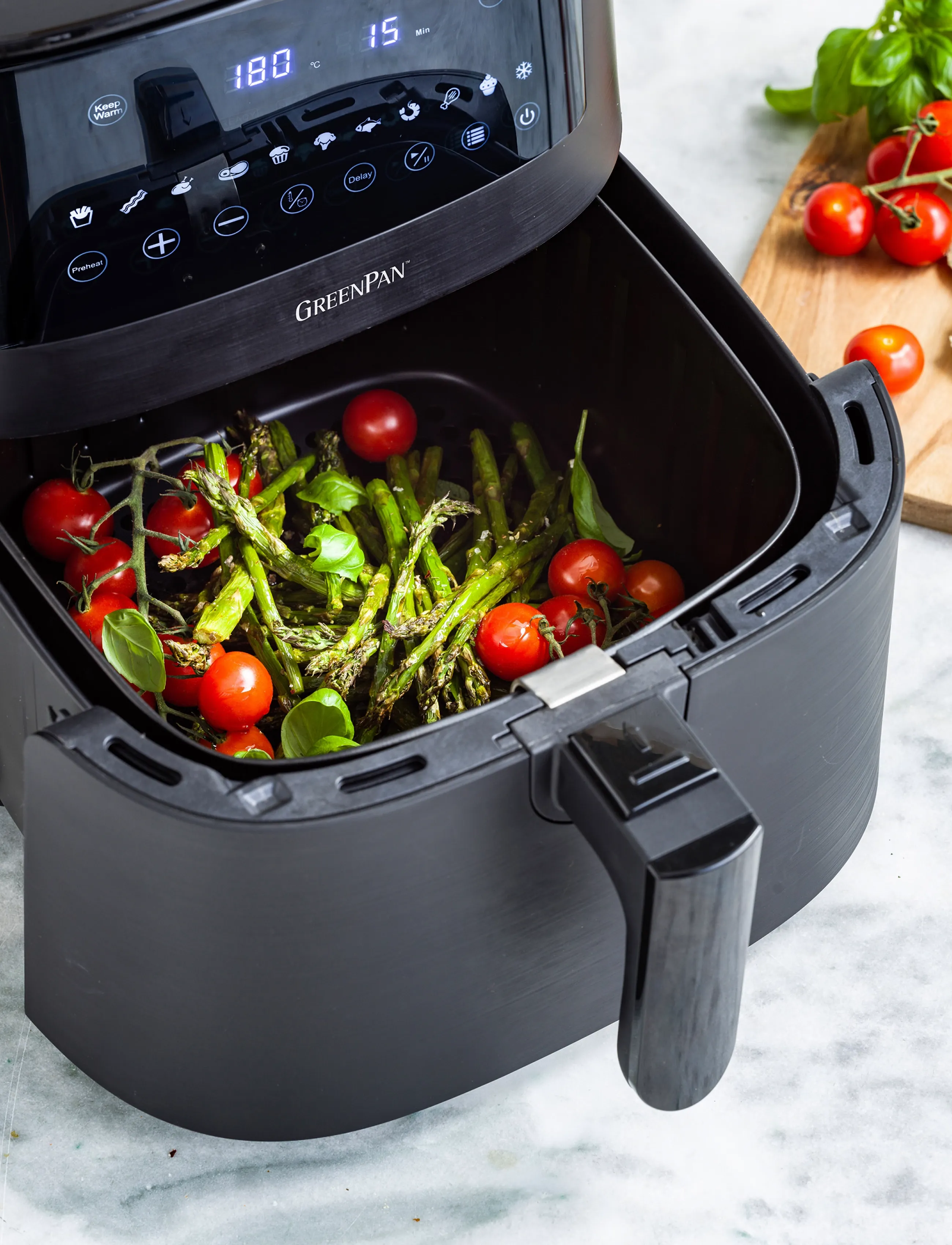 Greenpan - GreenPan Bistro Airfryer 1 basket/7.2L - Black - kuumaõhufritüürid - black - 4