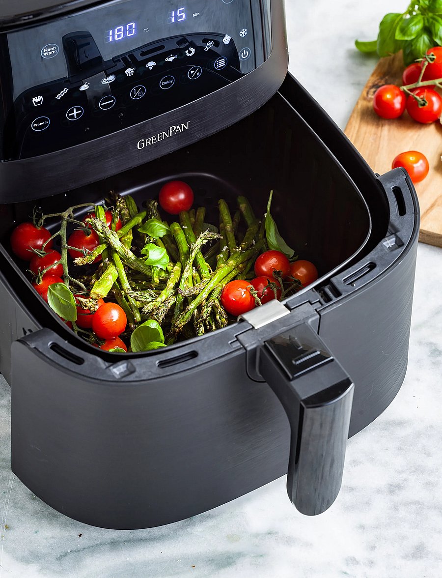 Greenpan - GreenPan Bistro Airfryer 1 basket/7.2L - Black - kuumaõhufritüürid - black - 4