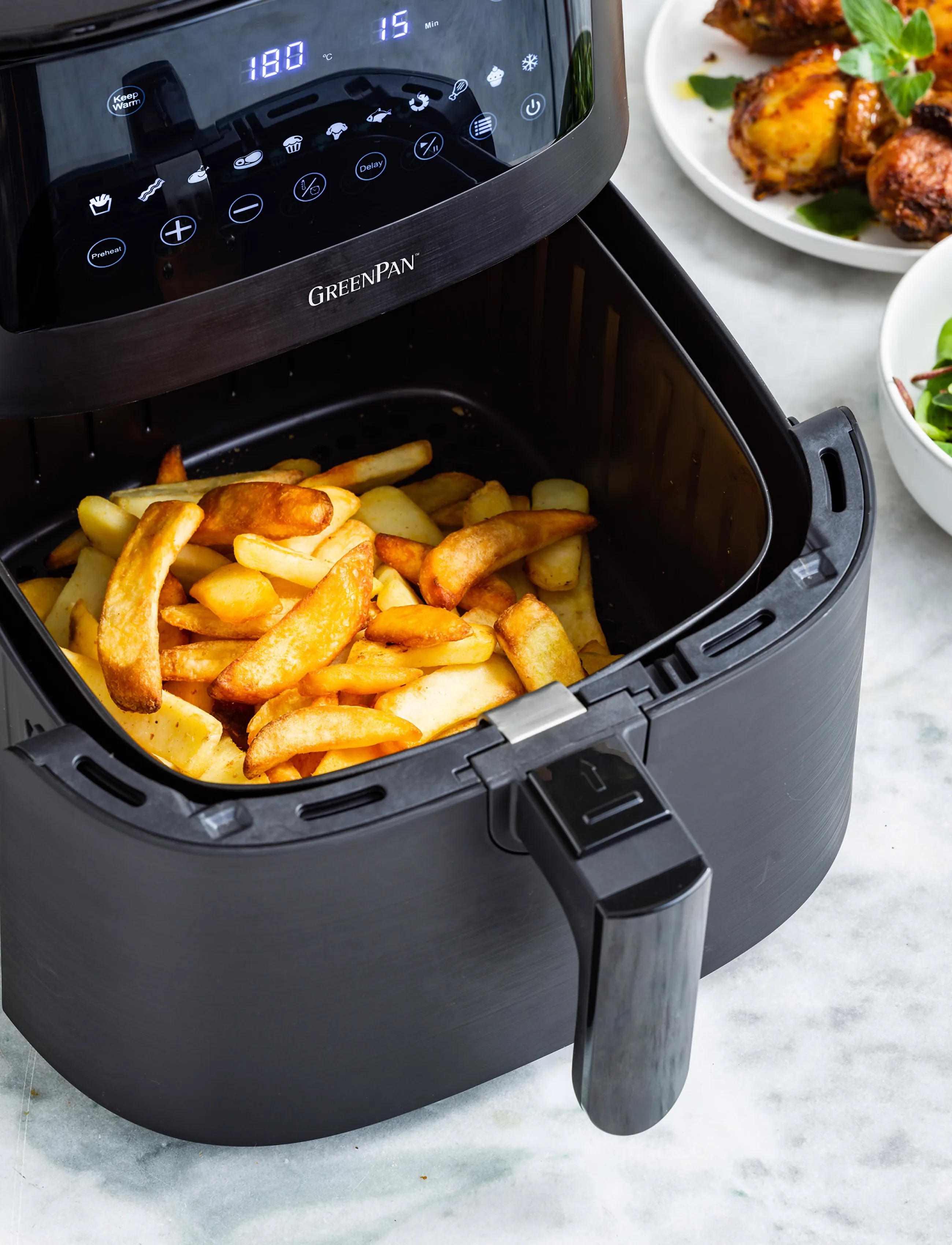Greenpan GreenPan Bistro Airfryer 1 kurv / 7,2 L – Sort - Konfirmation - BLACK / black