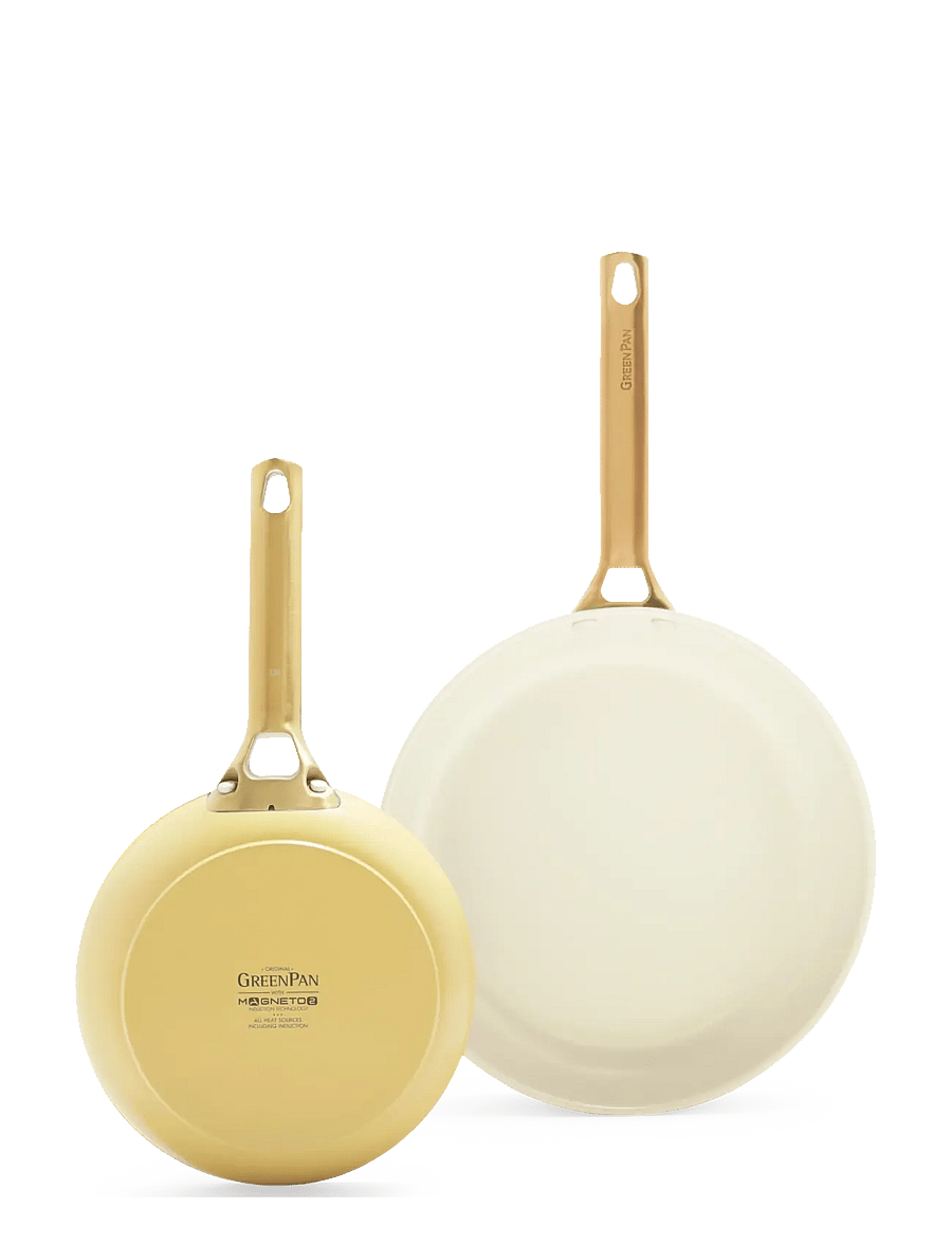 Greenpan - Frypan set 2pcs: Frypan 20cm + Frypan 26cm - bratpfannen - yellow - 1