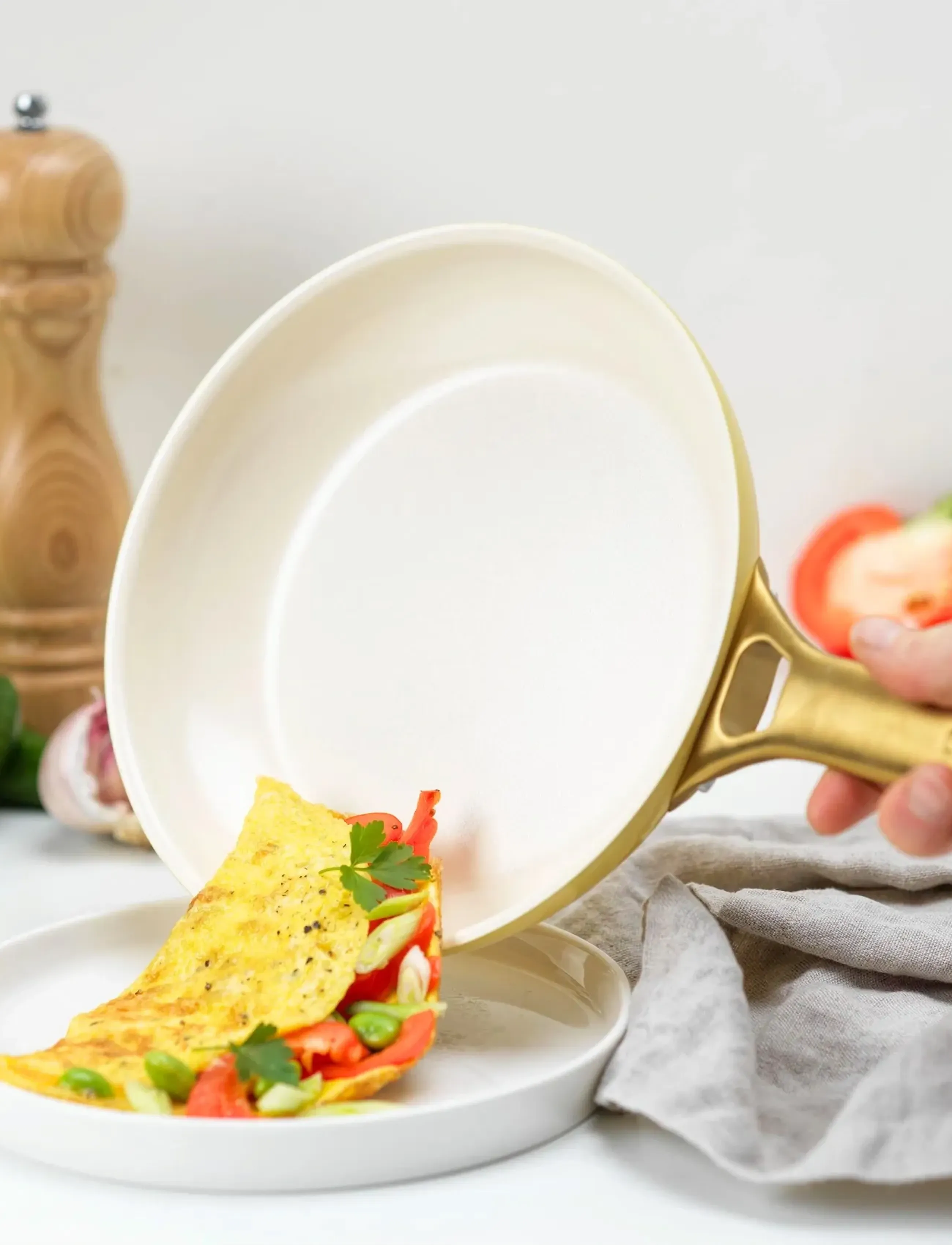 Greenpan Frypan Set 2Pcs: 20Cm + 26Cm, One Size, Pots & Pans, Creme - Frying Homeware