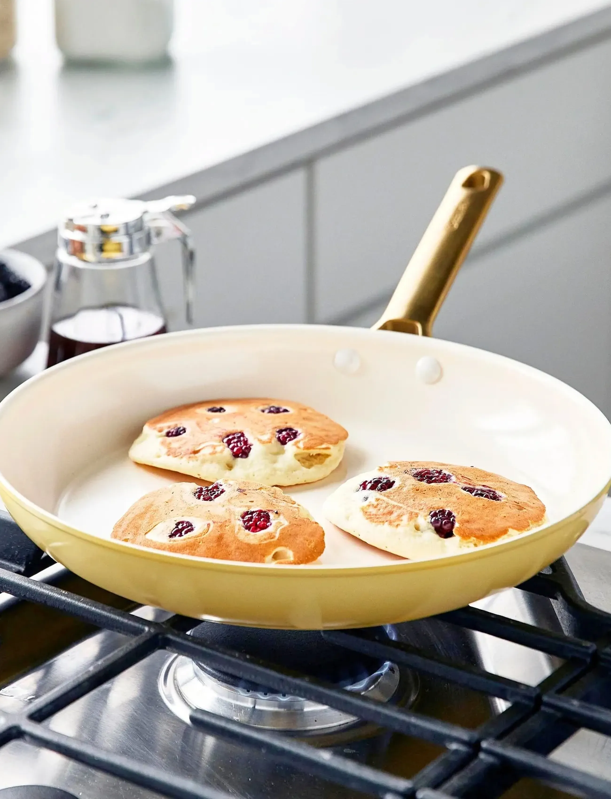 Greenpan - Frypan set 2pcs: Frypan 20cm + Frypan 26cm - steikingarpönnur - yellow - 4