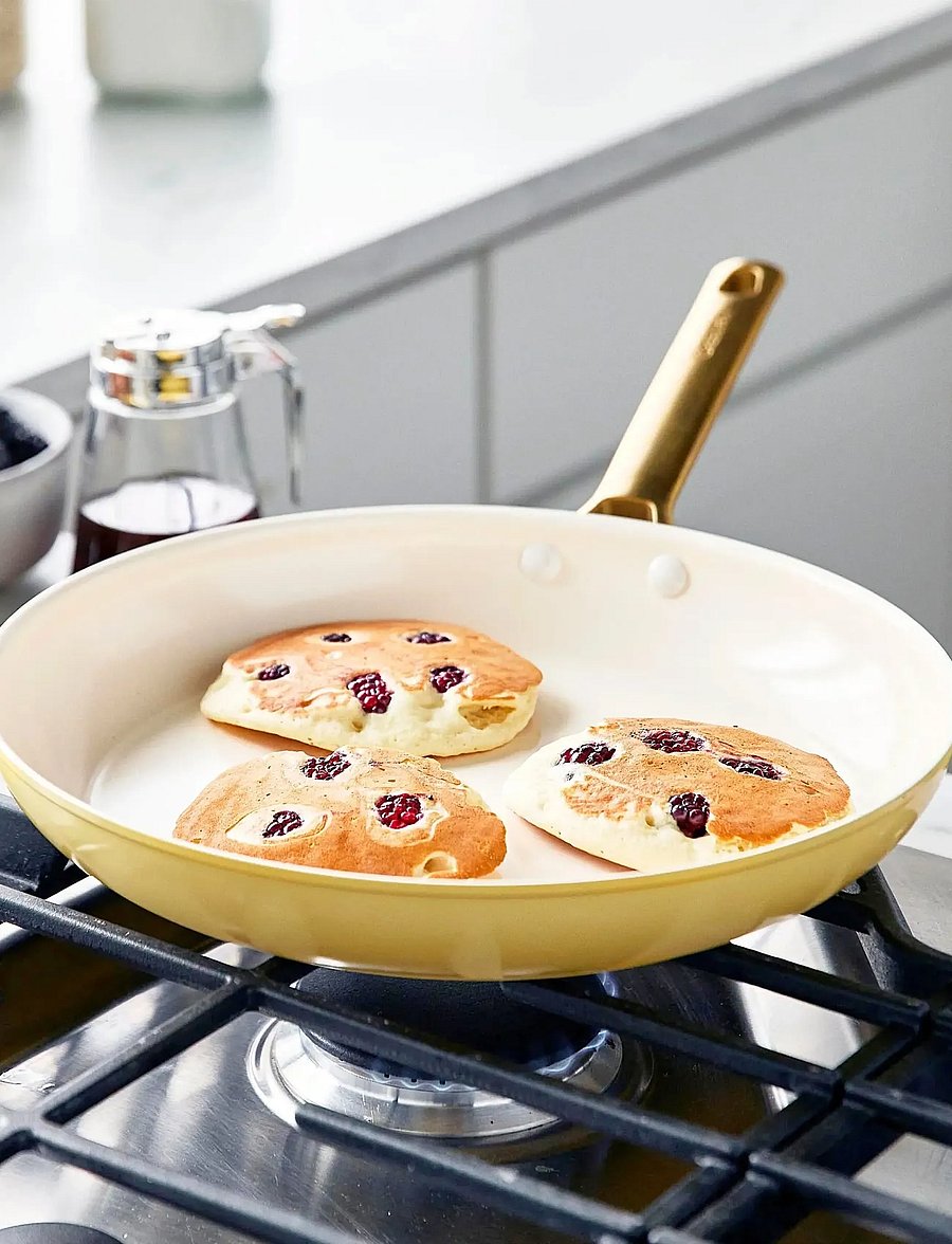 Greenpan - Frypan set 2pcs: Frypan 20cm + Frypan 26cm - bratpfannen - yellow - 4
