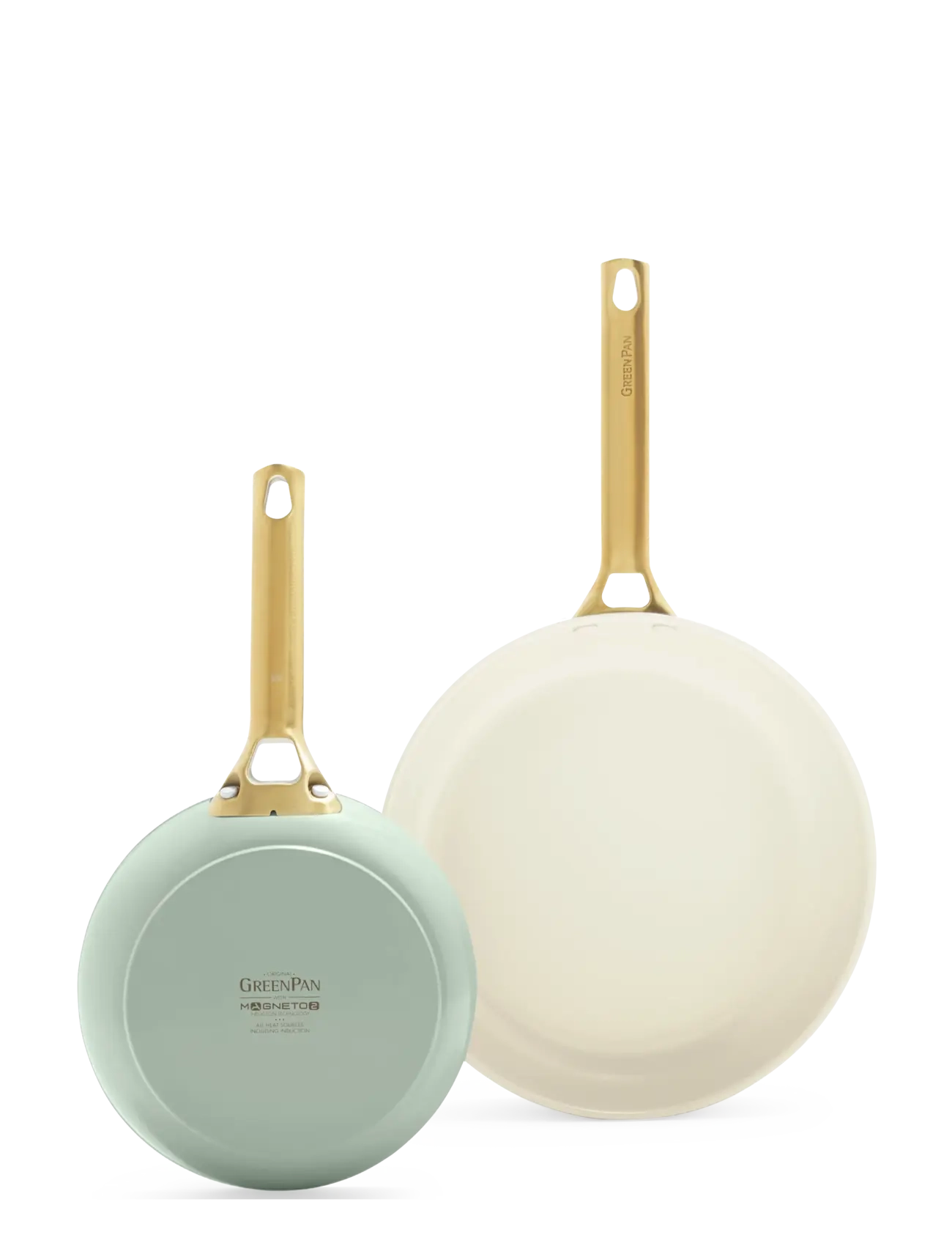 Greenpan Frypan set 2pcs: Frypan 20cm + Frypan 26cm - Keptuvės & Ketaus Keptuvės - GREEN / green