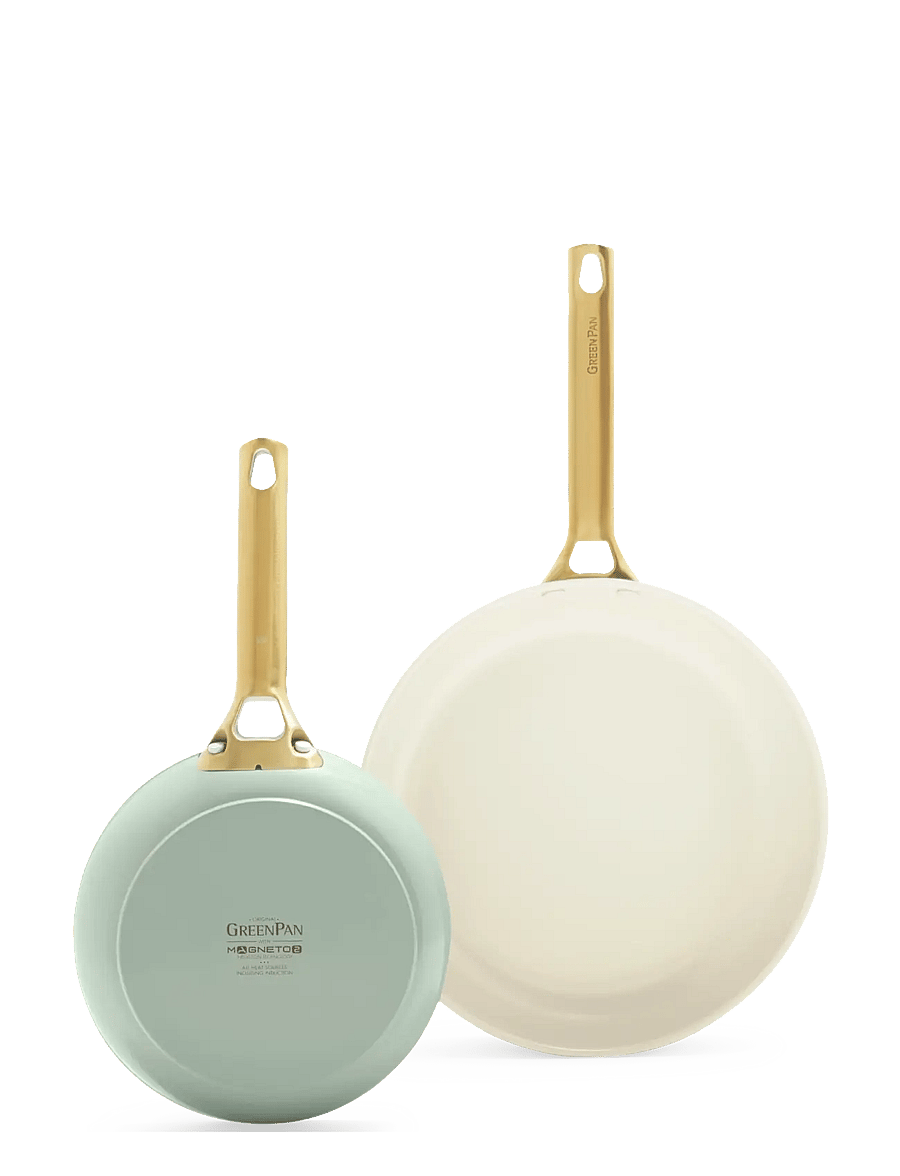 Greenpan - GreenPan Padova Reserve 2-piece frypan set 20cm + 26cm Pastel Green - bratpfannen - green - 1