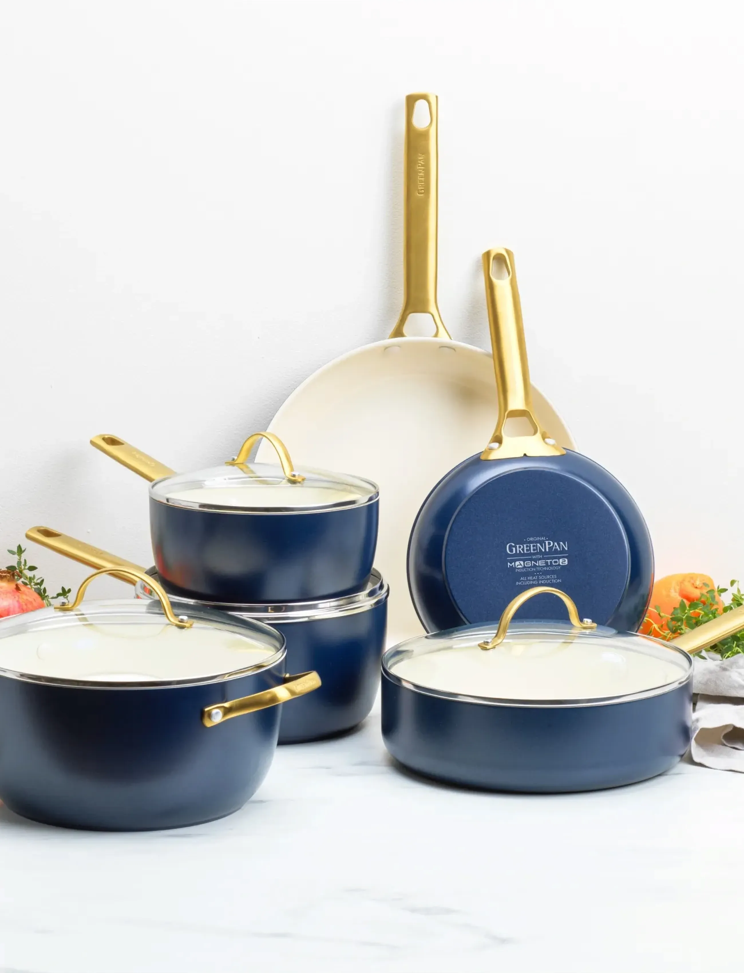 Greenpan - Frypan set 2pcs: Frypan 20cm + Frypan 26cm - bratpfannen - blue - 3
