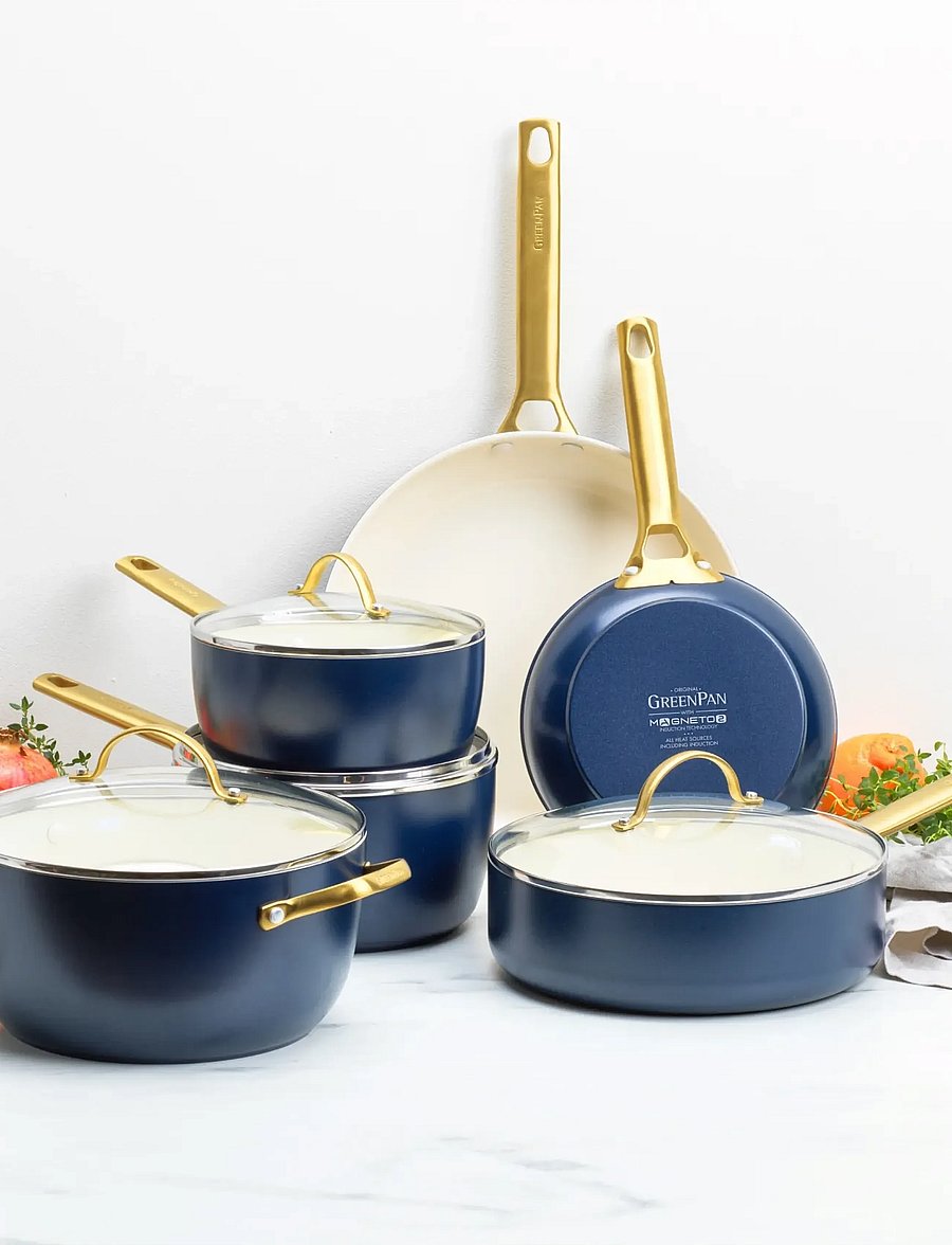 Greenpan - Frypan set 2pcs: Frypan 20cm + Frypan 26cm - bratpfannen - blue - 3
