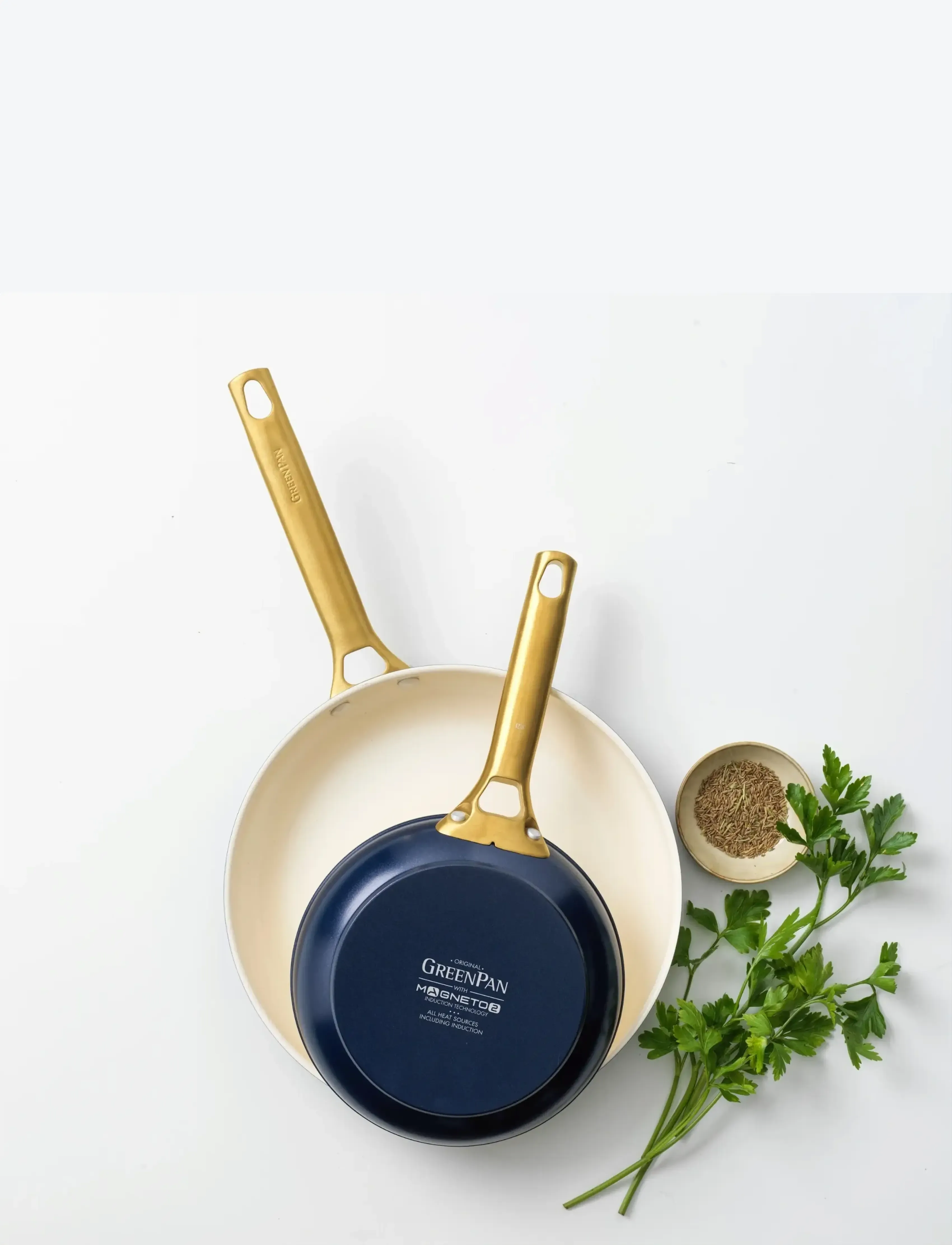 Greenpan - Frypan set 2pcs: Frypan 20cm + Frypan 26cm - bratpfannen - blue - 4