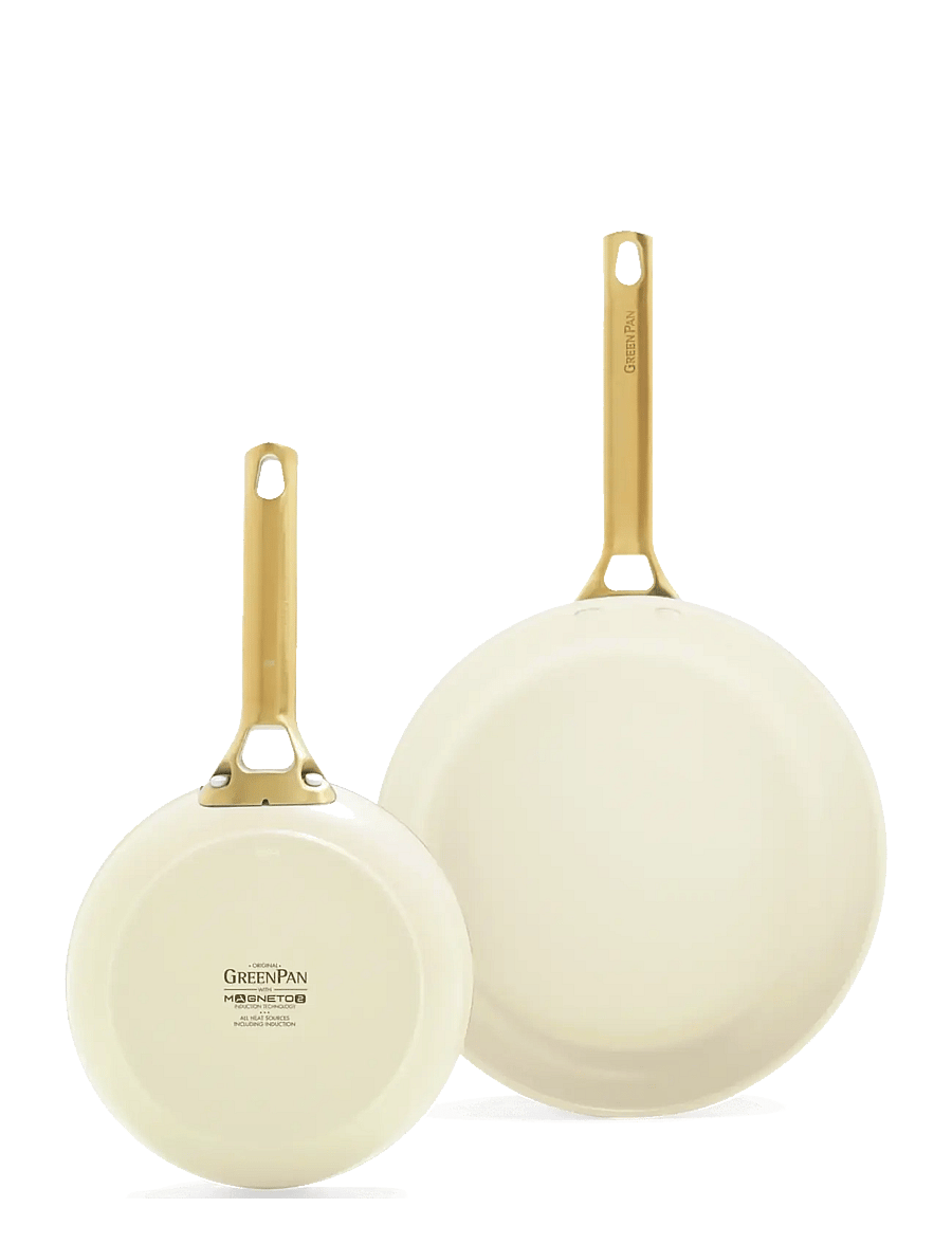 Greenpan - GreenPan Padova Reserve 2-piece frypan set 20cm + 26cm Cream white - bratpfannen - white - 1