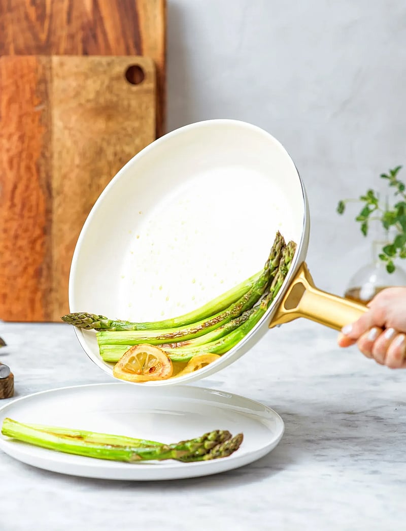 Greenpan - Frypan set 2pcs: Frypan 20cm + Frypan 26cm - bratpfannen - white - 0