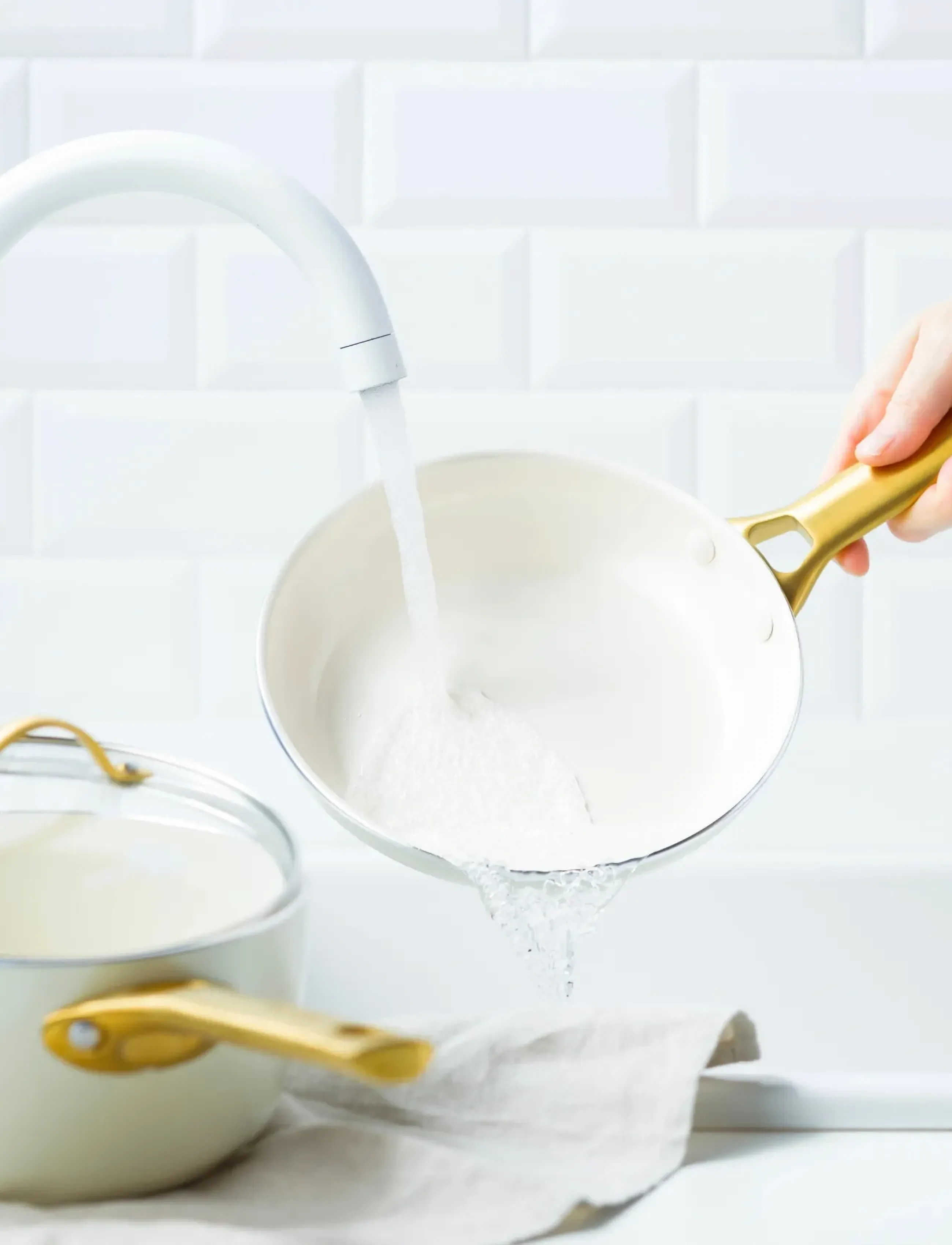 Greenpan - GreenPan Padova Reserve 2-piece frypan set 20cm + 26cm Cream white - koekenpannen - white - 2