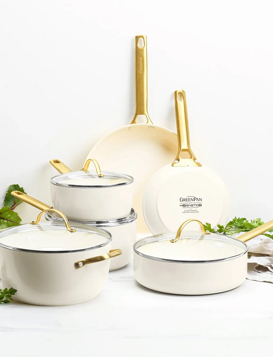 Greenpan - GreenPan Padova Reserve 2-piece frypan set 20cm + 26cm Cream white - bratpfannen - white - 3