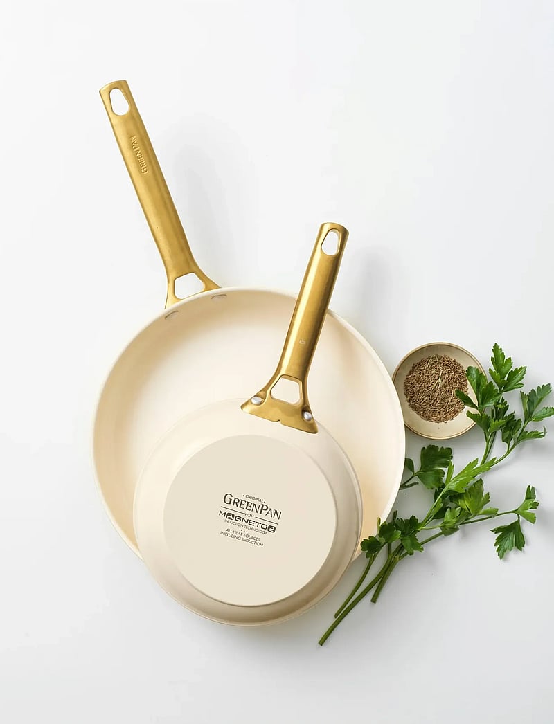 Greenpan - Frypan set 2pcs: Frypan 20cm + Frypan 26cm - bratpfannen - white - 4