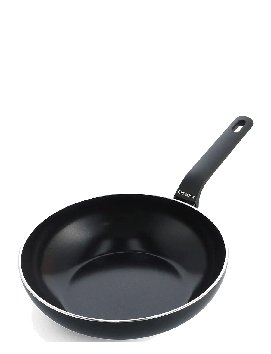 Greenpan - Wok 28cm/3.69L - woks - black - 1